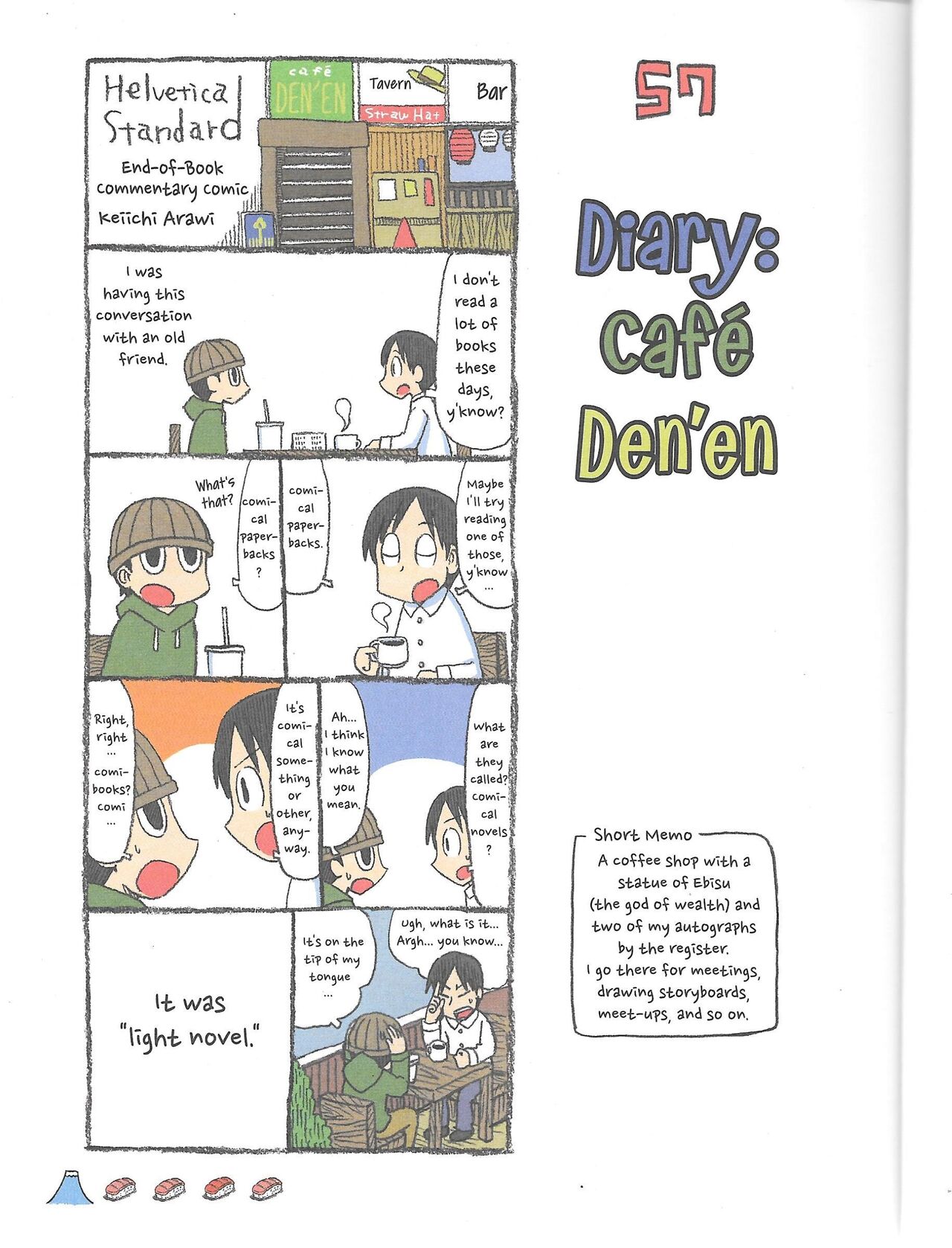 Helvetica Standard Italic (nichijou) [Keiichi Arawi] Bildnummer 23