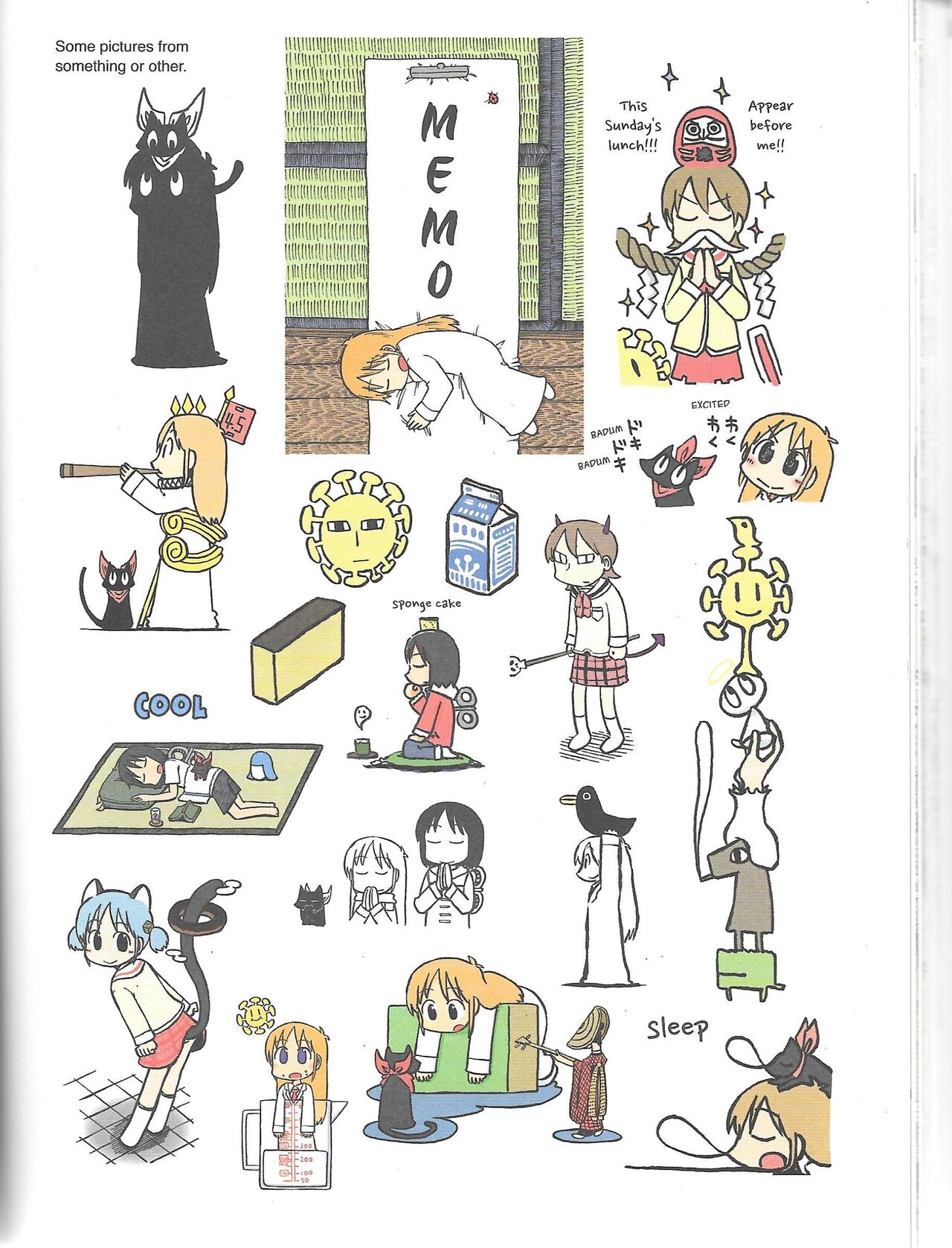 Helvetica Standard Italic (nichijou) [Keiichi Arawi] Bildnummer 116