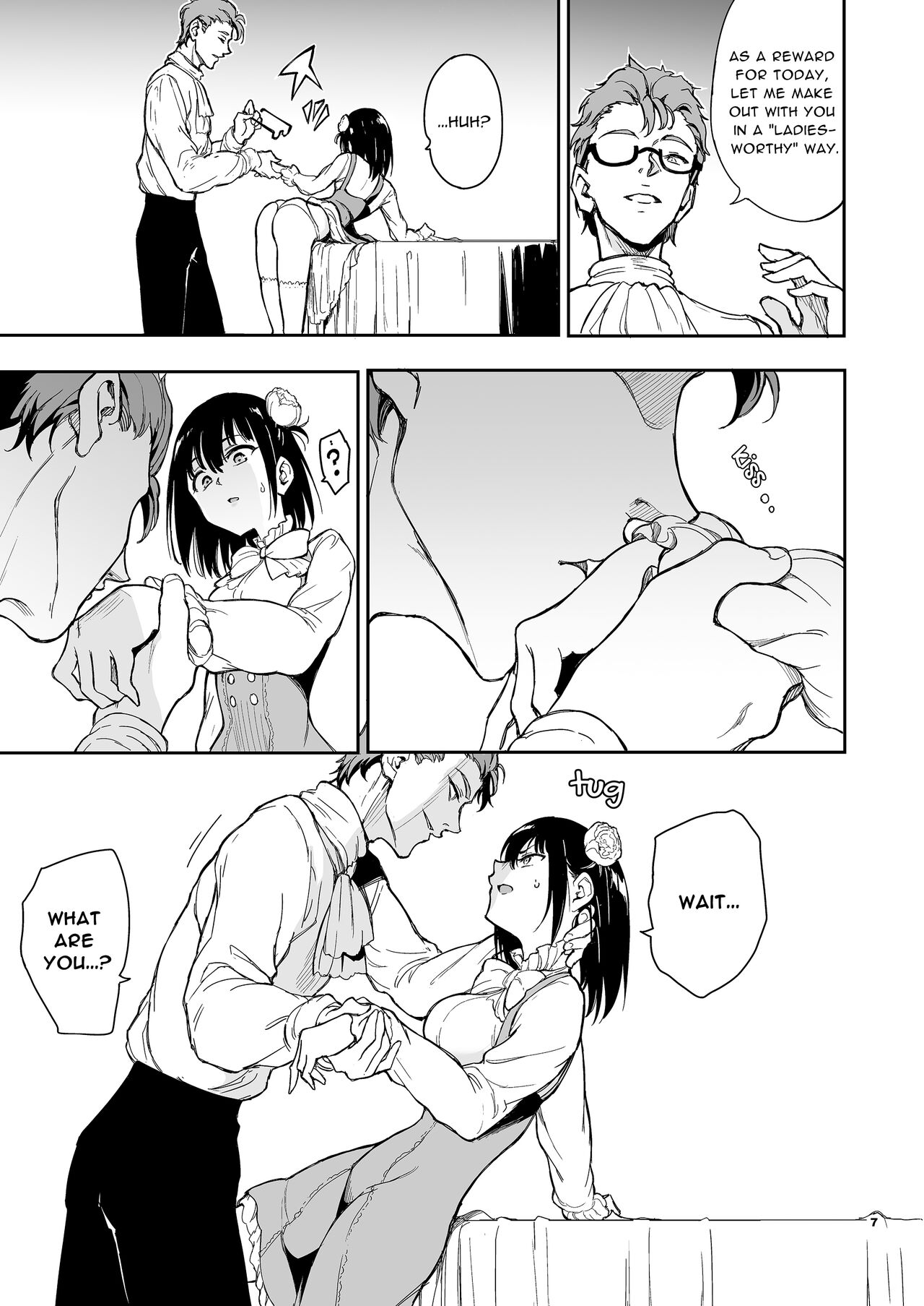 [Kyockchokyock (Kyockcho)] Maid Kyouiku. 5 -Botsuraku Kizoku Rurikawa Tsubaki [English] [midori] [Digital] numero di immagine  7