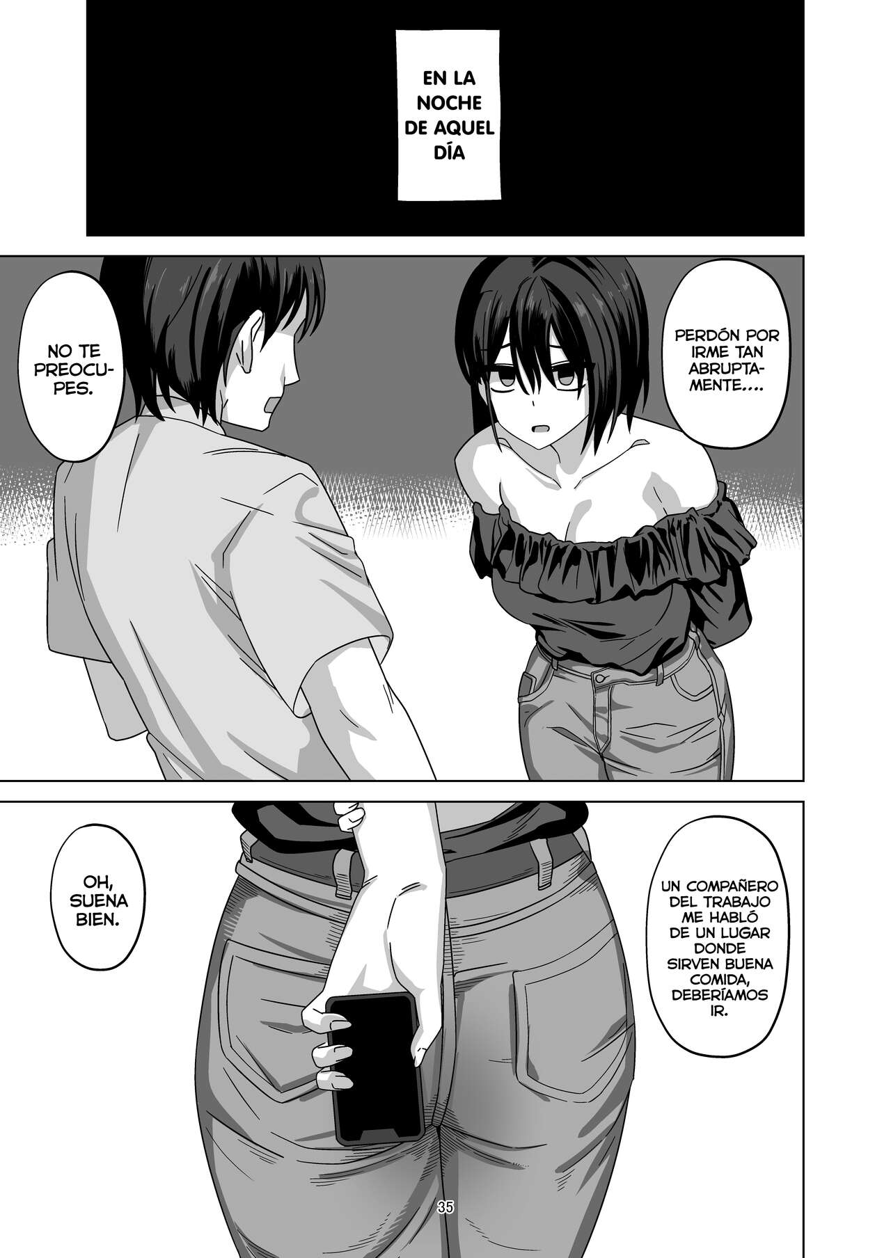 [Wide na Nomikuchi (enari)] After Netorase [Digital] [Spanish] [Lolbooru Scan] Bildnummer 35