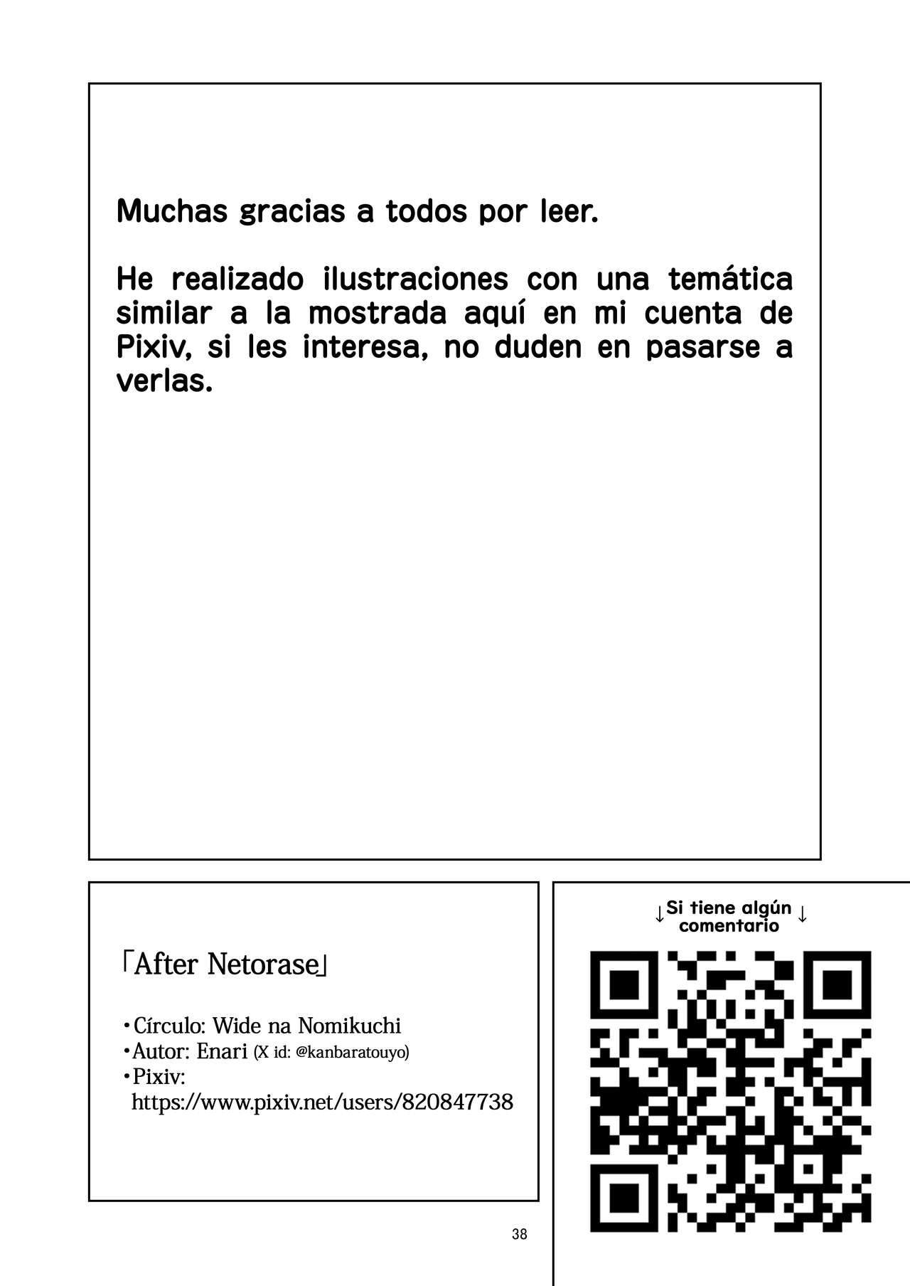 [Wide na Nomikuchi (enari)] After Netorase [Digital] [Spanish] [Lolbooru Scan] Bildnummer 38