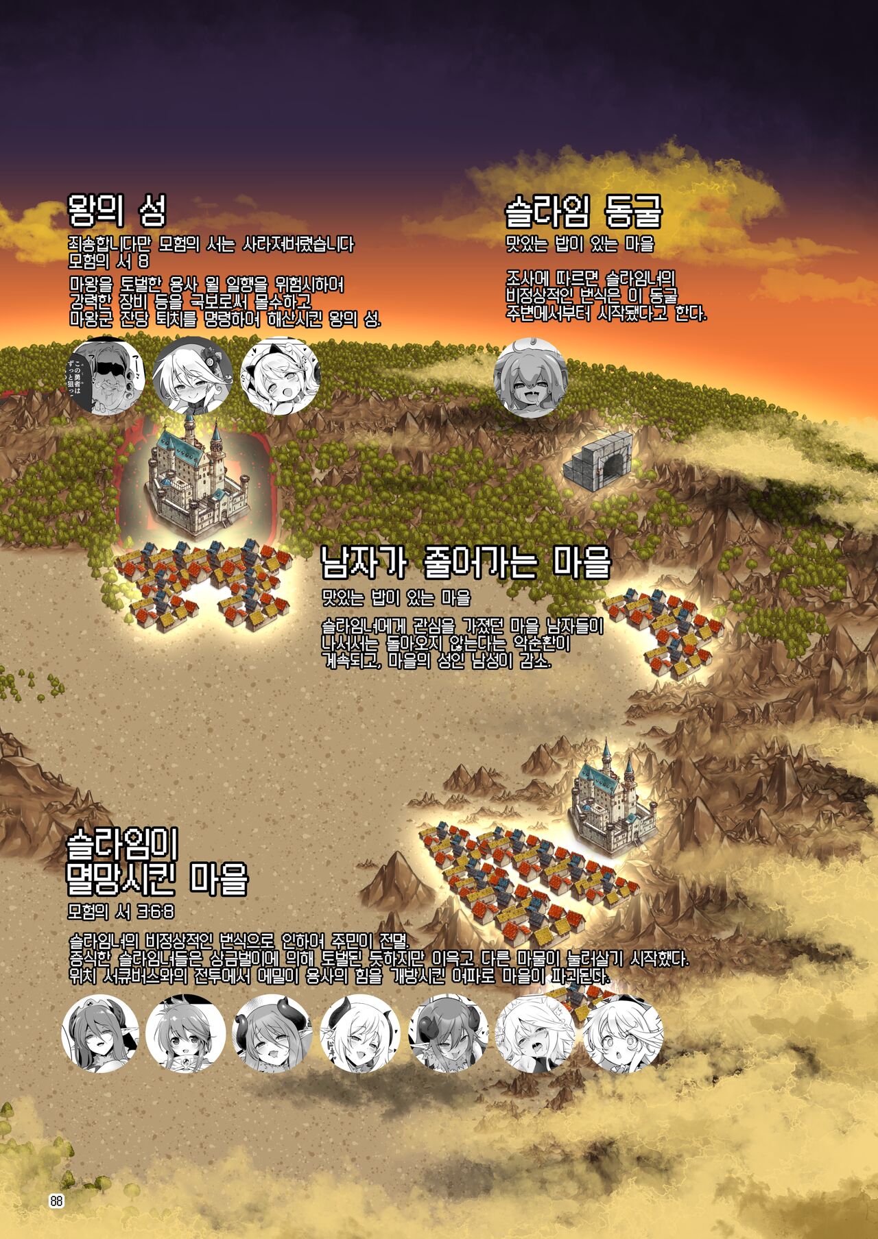 [KAMINENDO.CORP (Akazawa RED)] Makoto ni zannen desu ga bouken no sho 8 wa kiete shimaimashita. | 참으로 유감이지만 모험의 서 8은 사라져버렸습니다. [Korean] [Decensored] [팀 마에스트로] [Digital] 画像番号 89