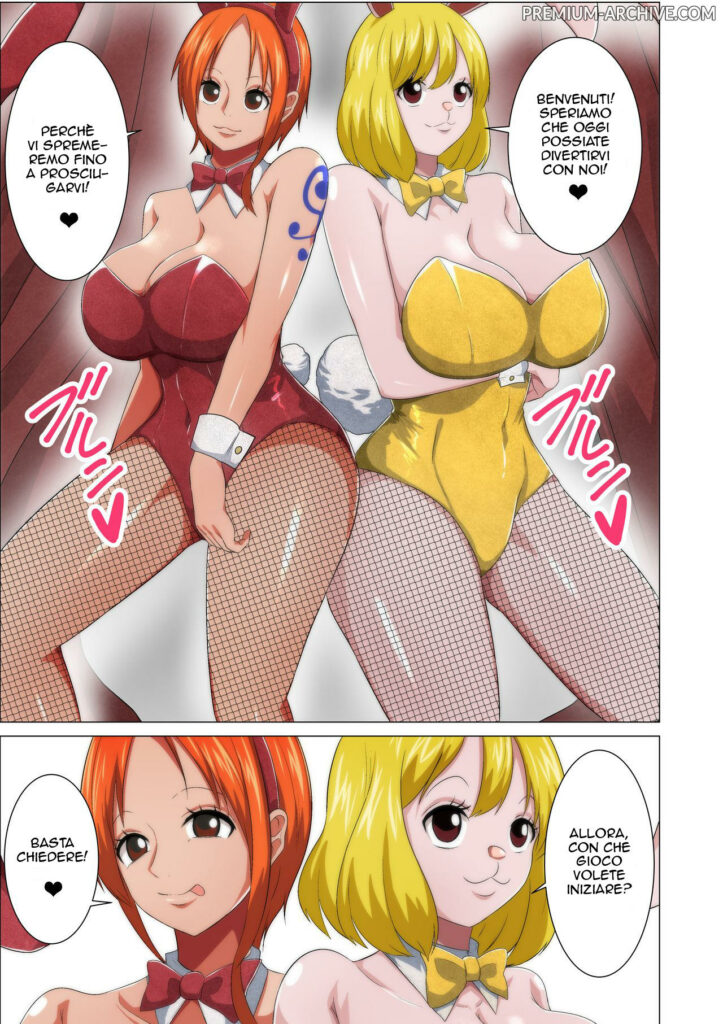 [Q Doujin] Bunny Service | Servizio Conigliette (One Piece) [Italian] image number 3