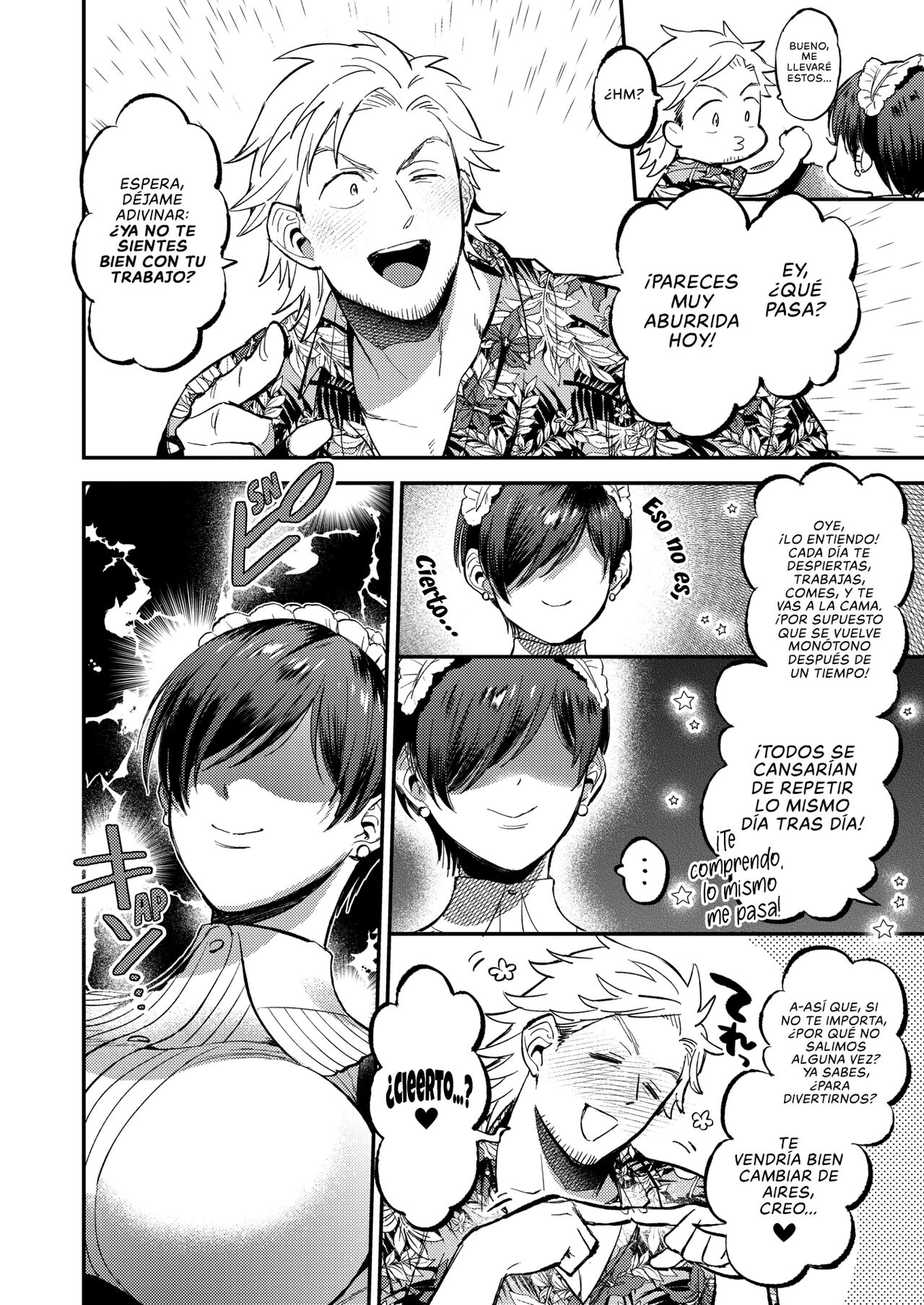 [88] Maid in Laundry | Sirvienta en la Lavandería (COMIC HOTMILK 2023-01) [Spanish] [NekoCreme] [Digital] image number 4