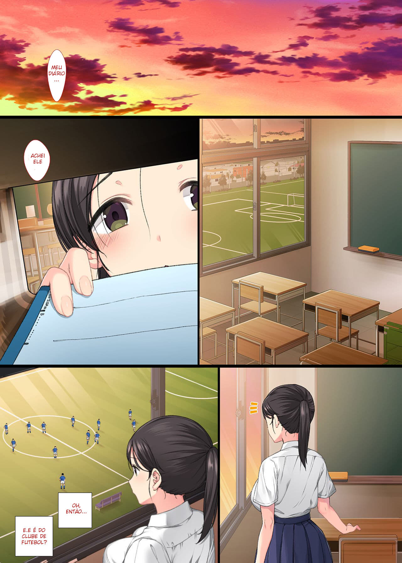 [Aomizuan (Katsurai Yoshiaki)] InCha Bishoujo wa Tannin ni Okasarete mo Ikimakuru 2 | Introverted Beauty Gets Raped Over and Over by Her Homeroom Teacher 2 [Portuguese-BR] Bildnummer 17