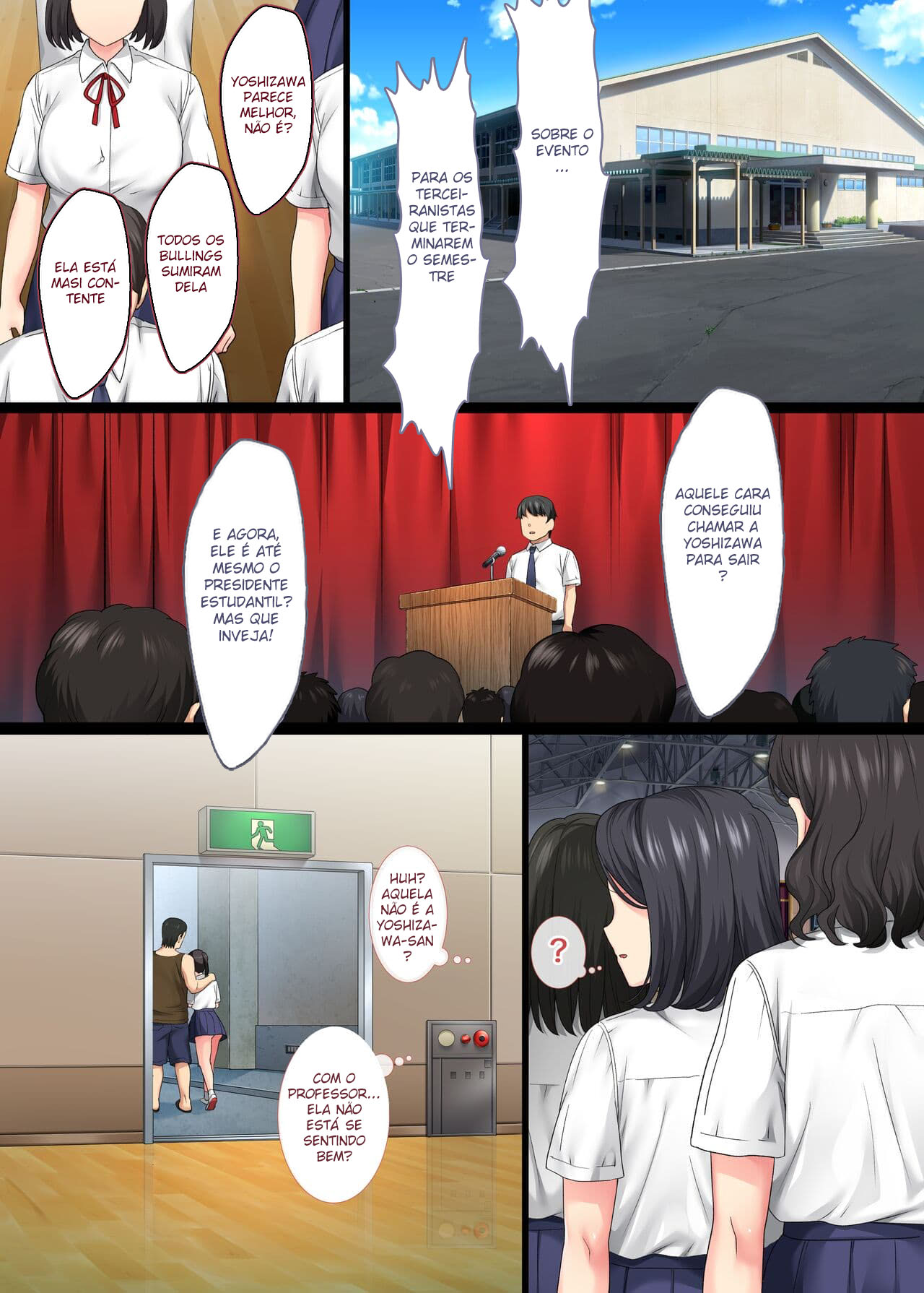 [Aomizuan (Sasada Aki)] InCha Bishoujo wa, Tannin ni Okasarete mo Ikimakuru 3 [Portuguese-BR] 画像番号 4