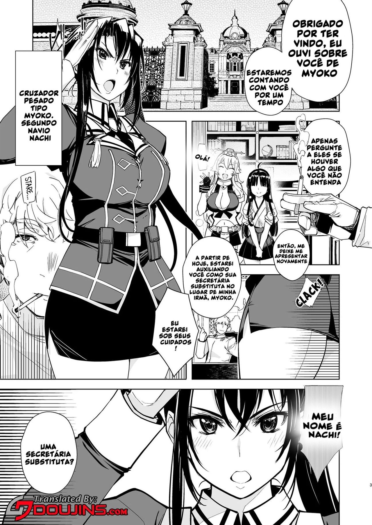 [Xration (mil)] Hishokan Kashima no Houkokusho 3 | Report of the Secretary Kashima 3 (Kantai Collection -KanColle-) [Portuguese-BR] Bildnummer 2