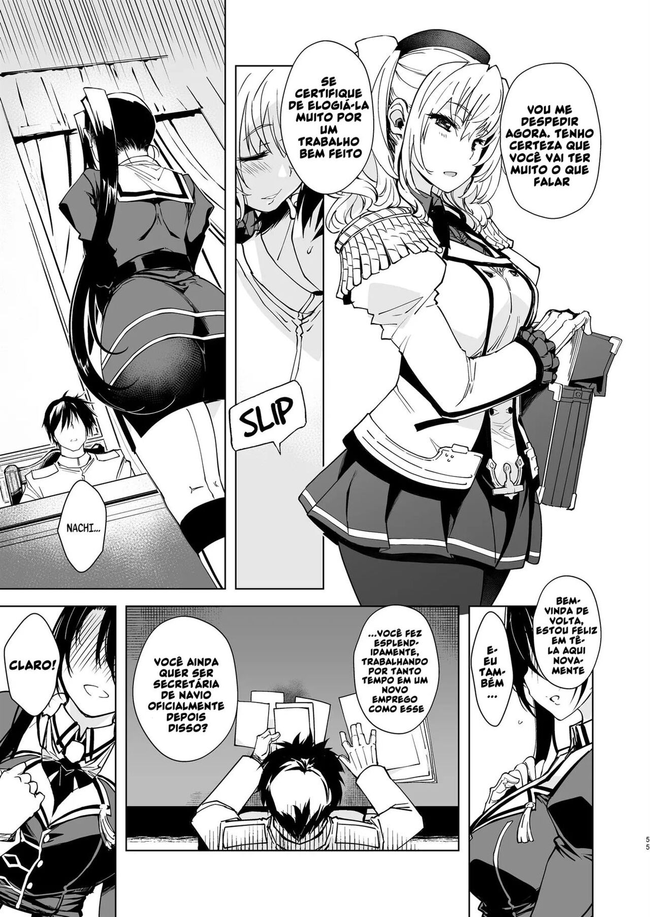 [Xration (mil)] Hishokan Kashima no Houkokusho 3 | Report of the Secretary Kashima 3 (Kantai Collection -KanColle-) [Portuguese-BR] Bildnummer 54