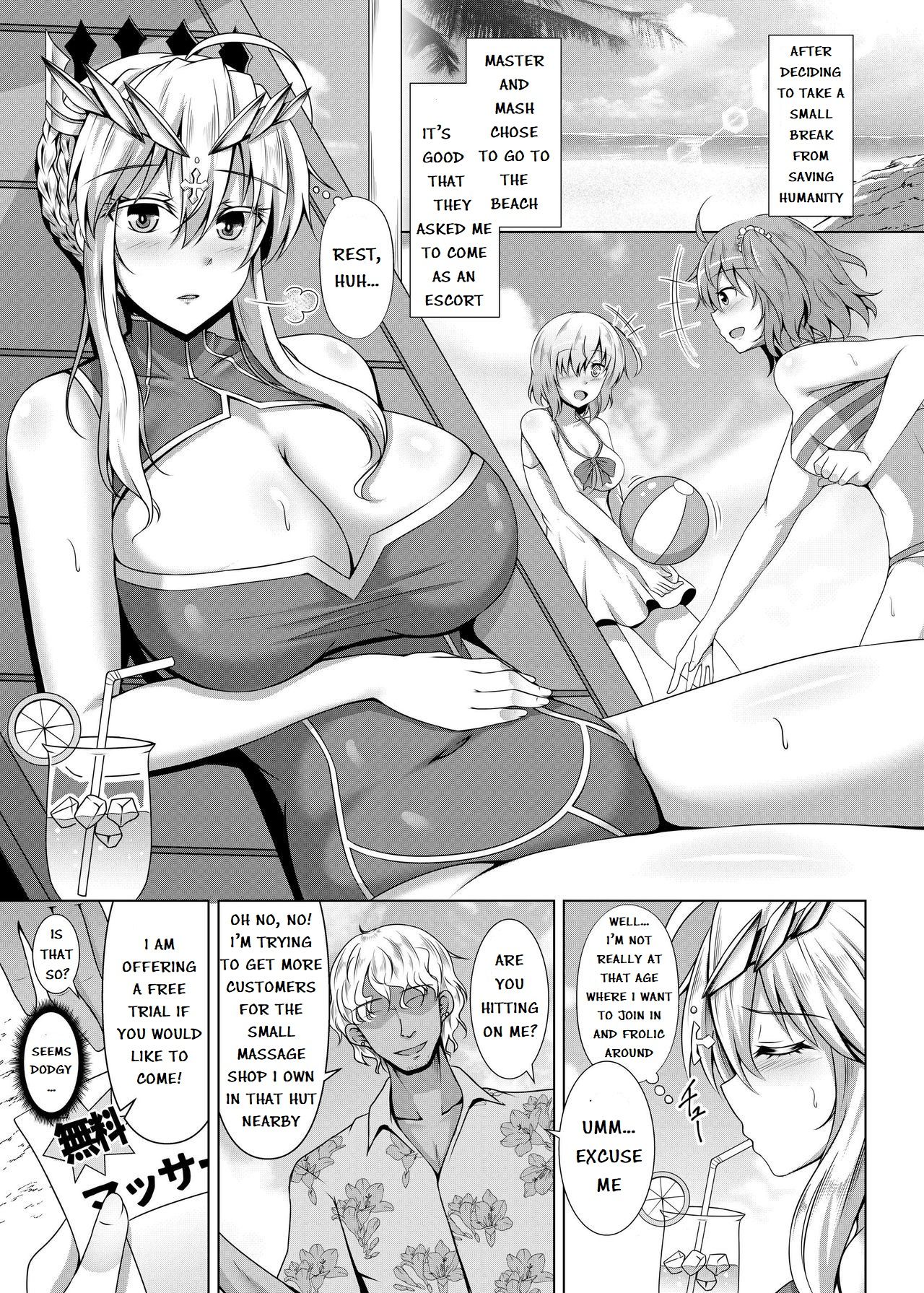 [Taishou Romanesque (Toono Suika)] Chichiue ga Charao ni Oil Massage de Otosareru Hon (Fate/Grand Order) [English] [Digital] numero di immagine  4