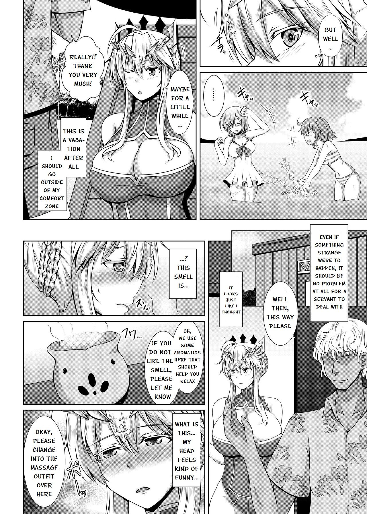 [Taishou Romanesque (Toono Suika)] Chichiue ga Charao ni Oil Massage de Otosareru Hon (Fate/Grand Order) [English] [Digital] numero di immagine  5