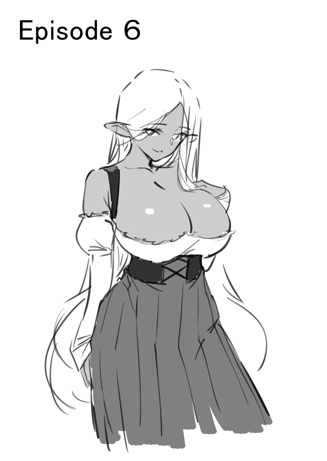 [Kawakami Masaki] Futanari no Elf Descensored (ongoing) 画像番号 31