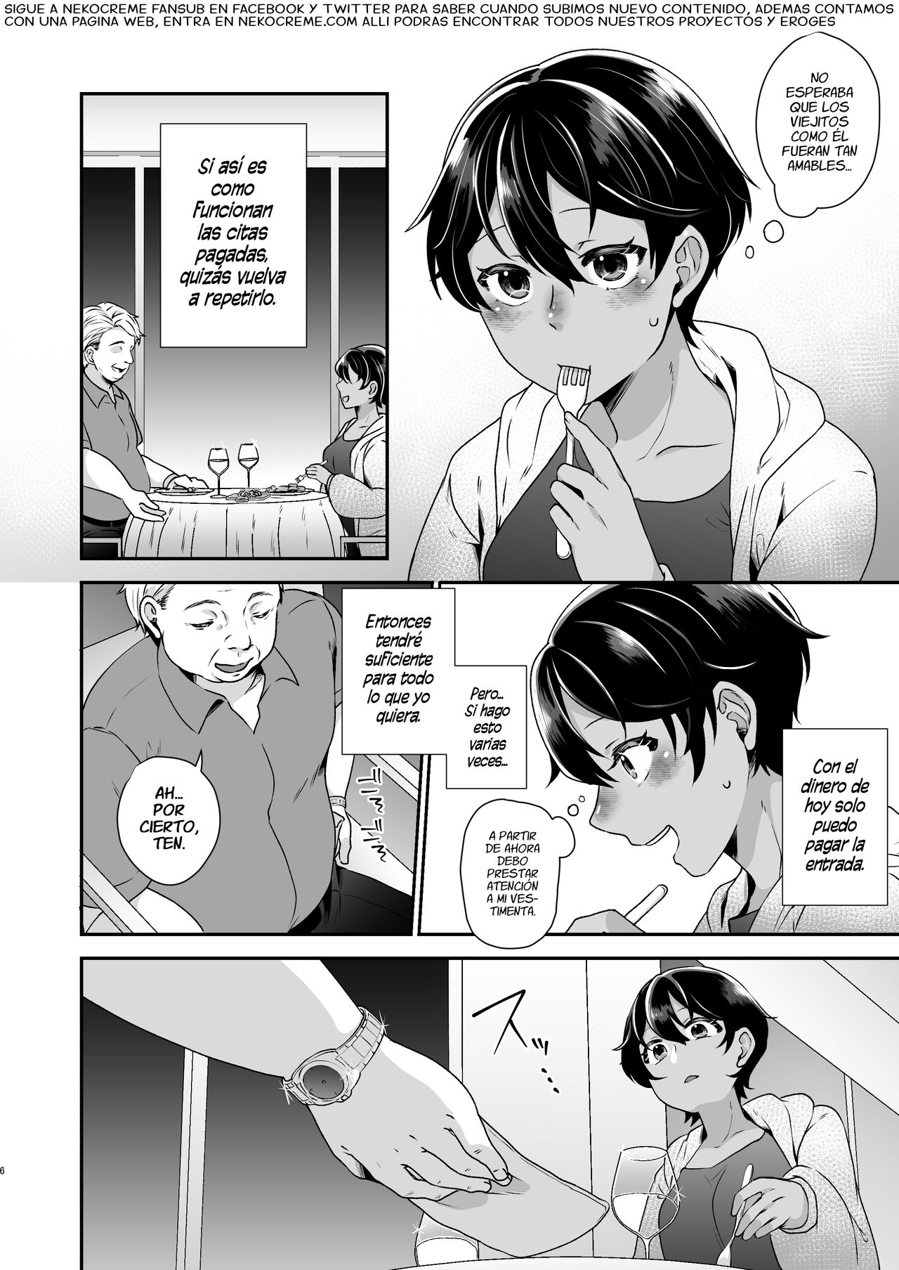 [Saketoba! (Sake-chan)] Boyish JK Papakatsu ni Ochiru | La Juvenil Colegiala que fue Corrompida por un Sugar Daddy [Spanish] [NekoCreme] [Digital] изображение № 5