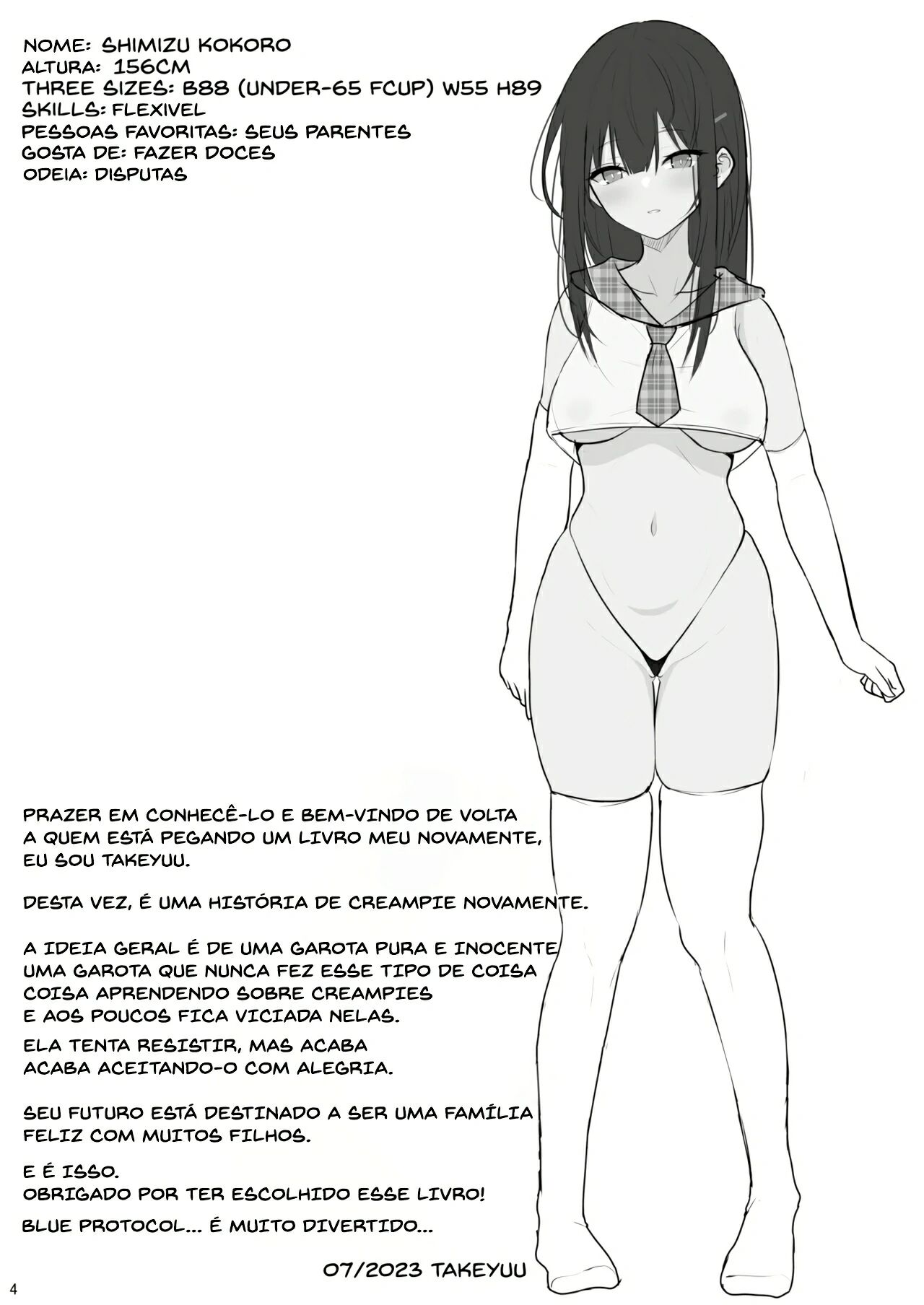 [Nekonokone (Takeyuu)] Seiso na Kanojo o Nakadashi Chuudoku ni Saseru made [Portuguese-BR] imagen número 3