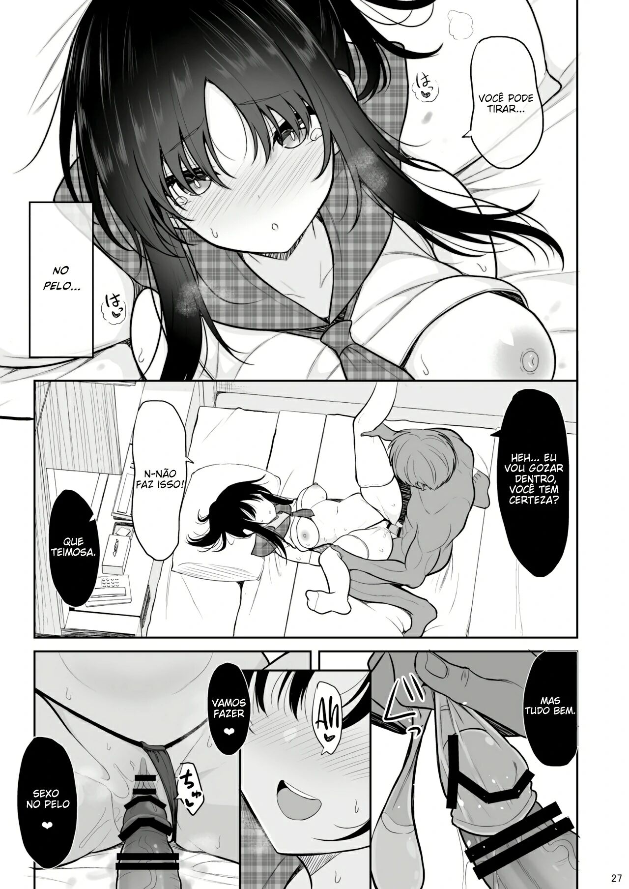 [Nekonokone (Takeyuu)] Seiso na Kanojo o Nakadashi Chuudoku ni Saseru made [Portuguese-BR] imagen número 26