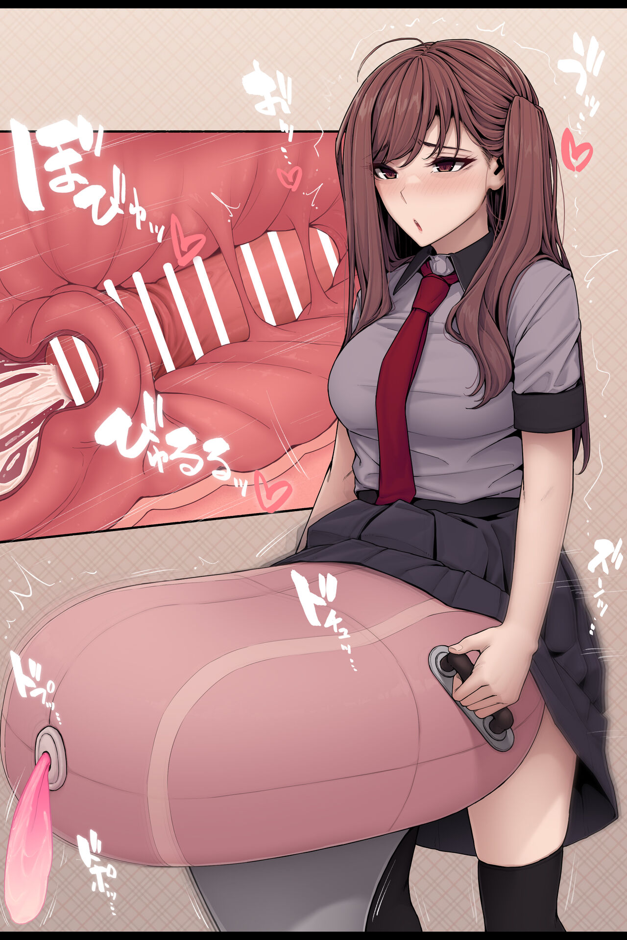 [Altica] Gihindai de sagyō-teki ni sei shori shi teru (tsumori no) futanari-chan | A futanari staying cool as she relieves her sexual urges (she tried) image number 6