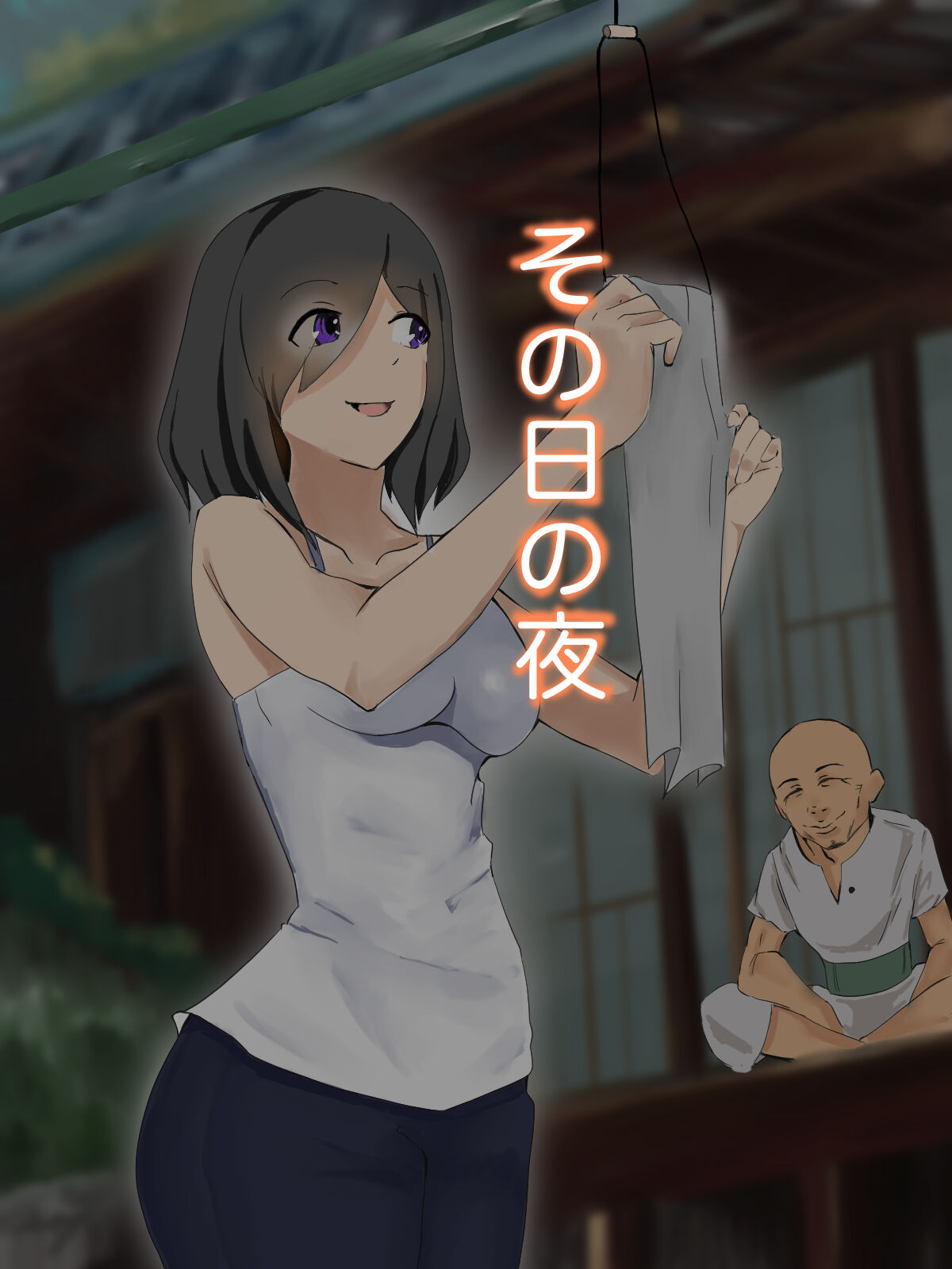 [Iromonotei] Otto shika Otoko o Shiranai Wakai Niizuma ga Koukouya no Kawa o Kabutta Gifu ni Okasareru 10eme image