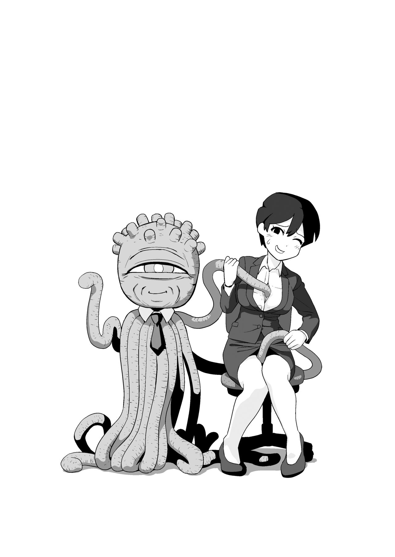 [yamabatake] Shokushuhito no joushi ni sekuhara-sareru hanashi | My Story of Sexual Harassment From my Tentacle Boss [English] Bildnummer 2