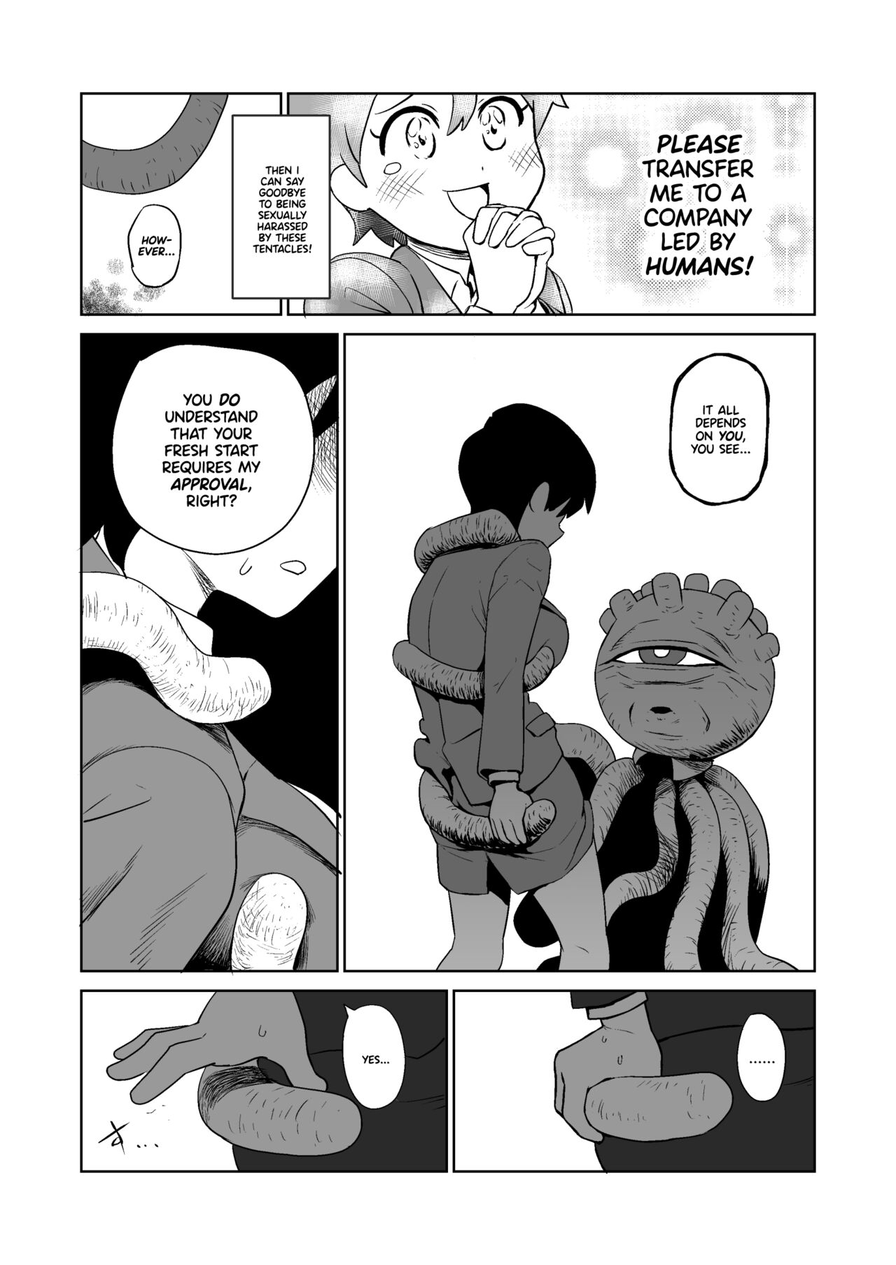 [yamabatake] Shokushuhito no joushi ni sekuhara-sareru hanashi | My Story of Sexual Harassment From my Tentacle Boss [English] Bildnummer 6