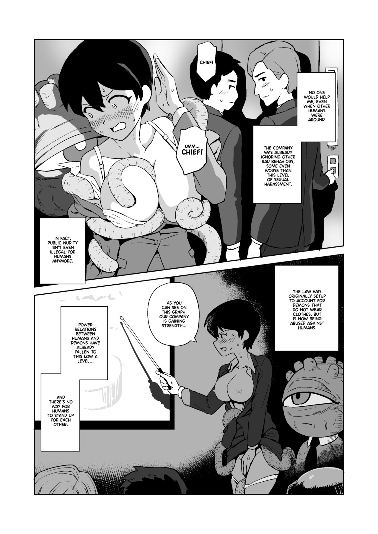 [yamabatake] Shokushuhito no joushi ni sekuhara-sareru hanashi | My Story of Sexual Harassment From my Tentacle Boss [English] Bildnummer 13