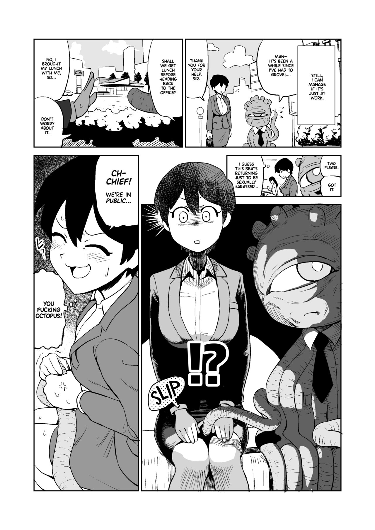 [yamabatake] Shokushuhito no joushi ni sekuhara-sareru hanashi | My Story of Sexual Harassment From my Tentacle Boss [English] Bildnummer 14