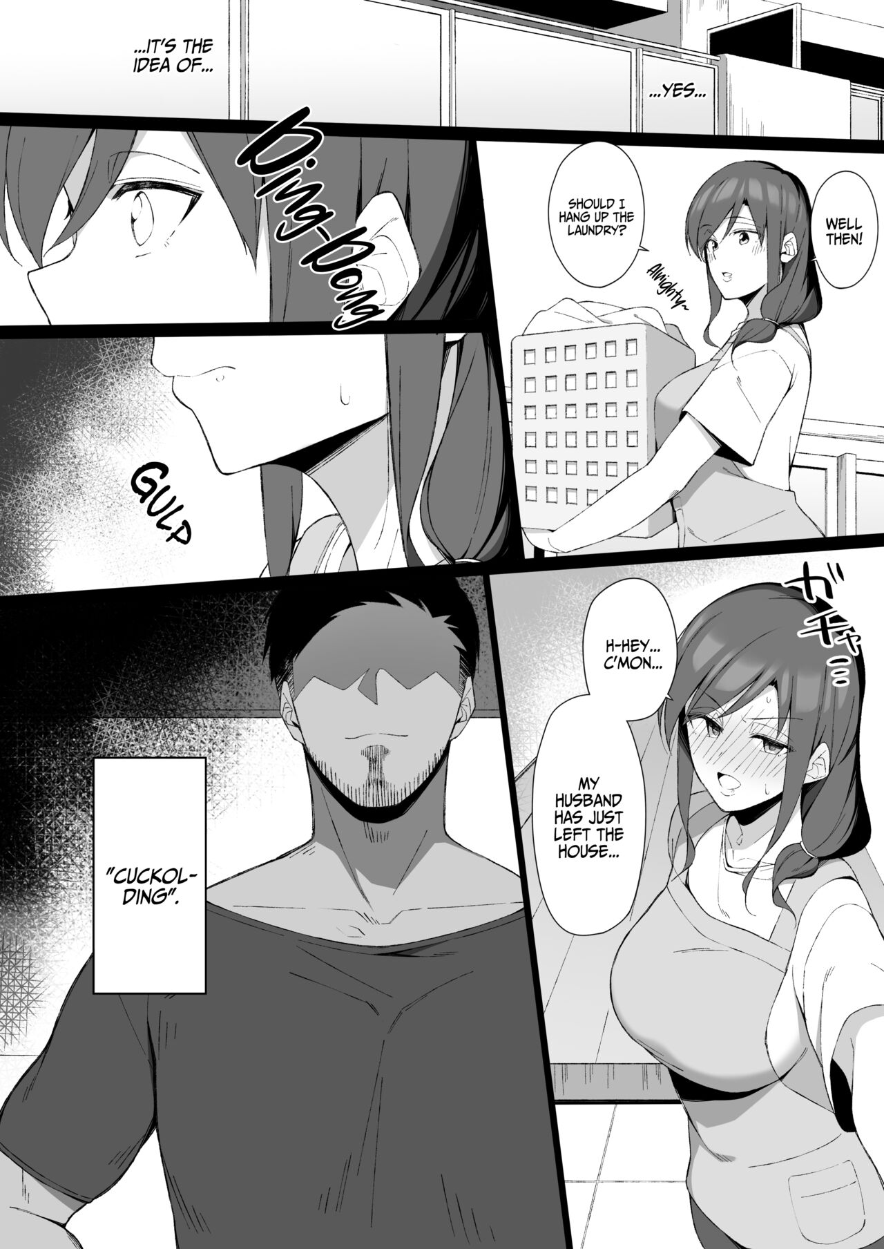 [Namahamu Sando] Osu ni Ochiru Seiso Hitozuma + Extra | Degeneracy of a Neat Housewife for a Man [English] [DKKMD Translations] 图片编号 4