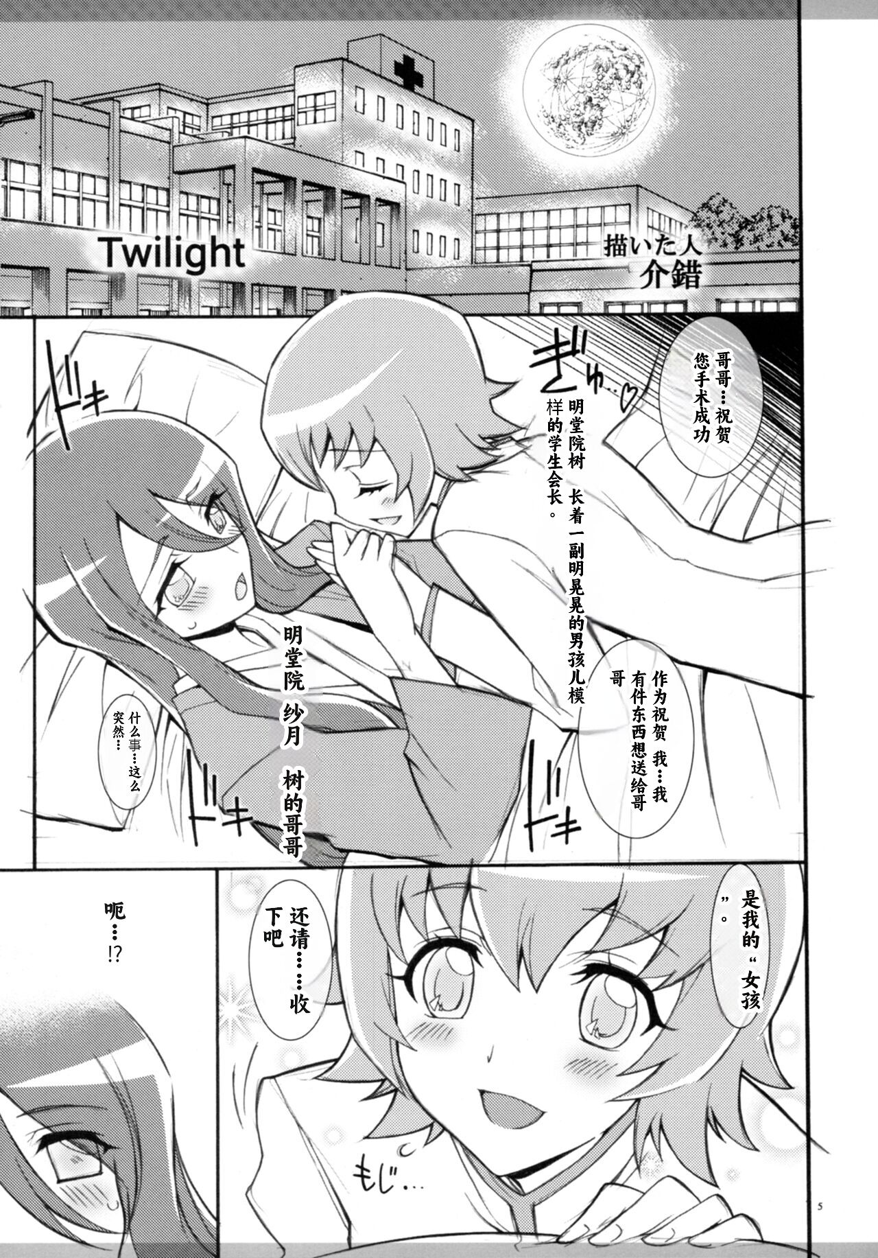 (C78) [Project Harakiri (Kaishaku)] Twilight ~Newmoon~ (Heart Catch Precure!) [Chinese] [个人团子翻译] 画像番号 4
