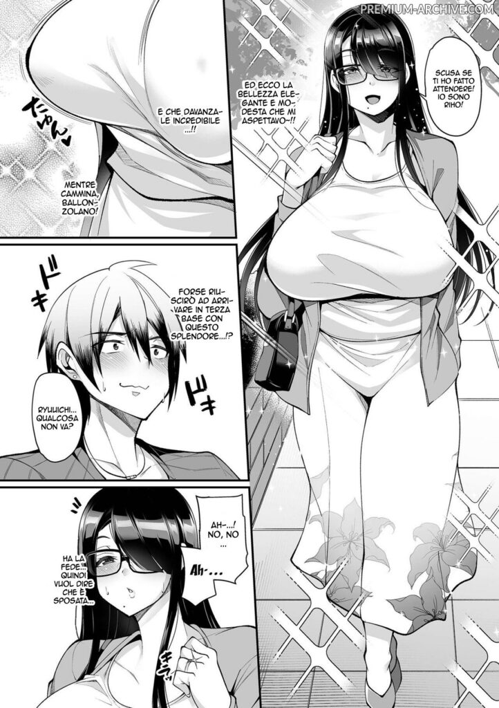 [Nishida Megane] Nikushoku Off-kai Tsuma | La Moglie e il Raduno Carnivoro (COMIC Shigekiteki SQUIRT!! Vol. 27) [Italian] [Digital] image number 6