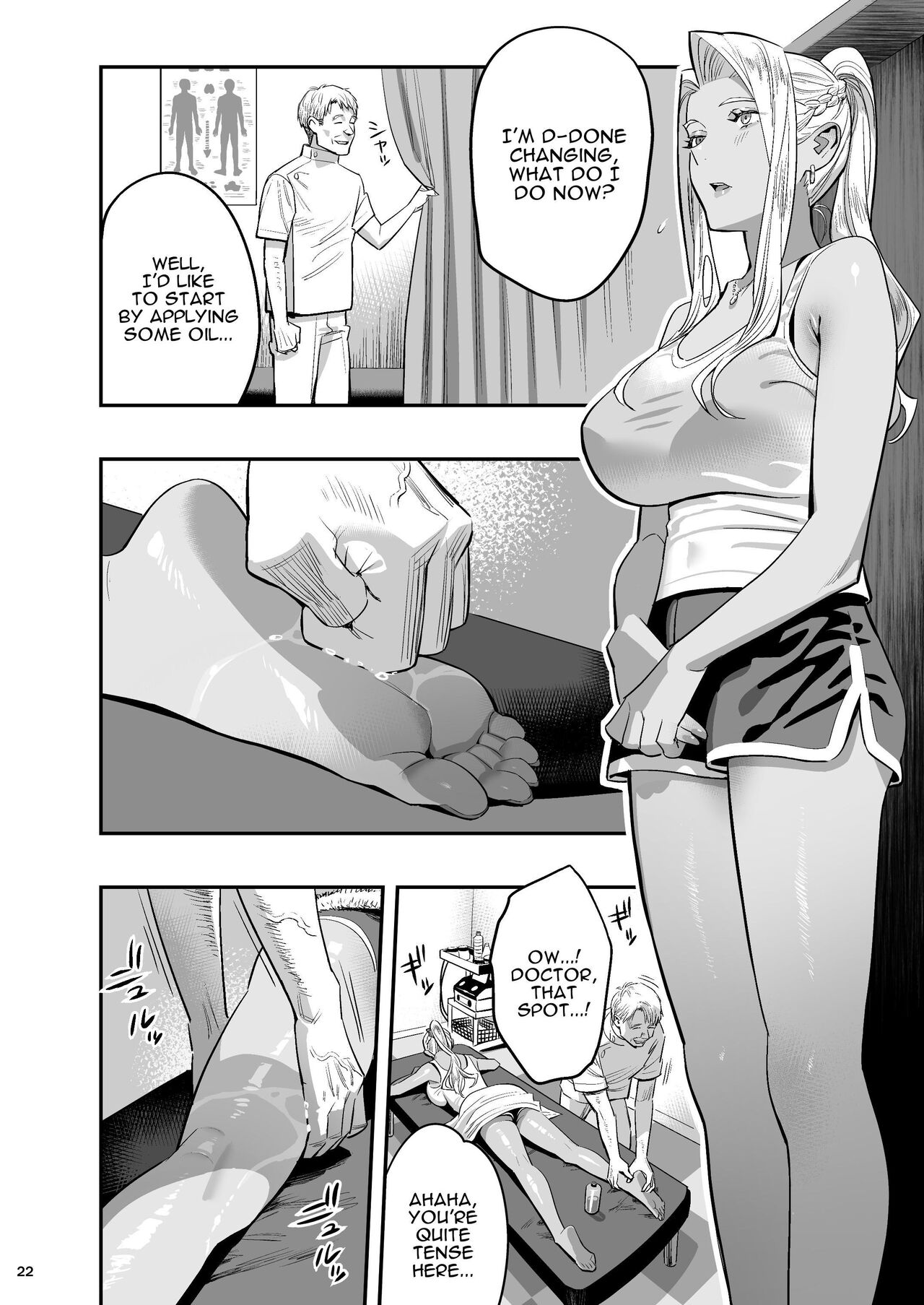 [Hito no Fundoshi (Yukiyoshi Mamizu)] Watashi ga Sakini Sukidatta no ni Seitai. | But I Liked Her First Chiropractor. [English] [Darg777 Translations] [Digital] image number 21