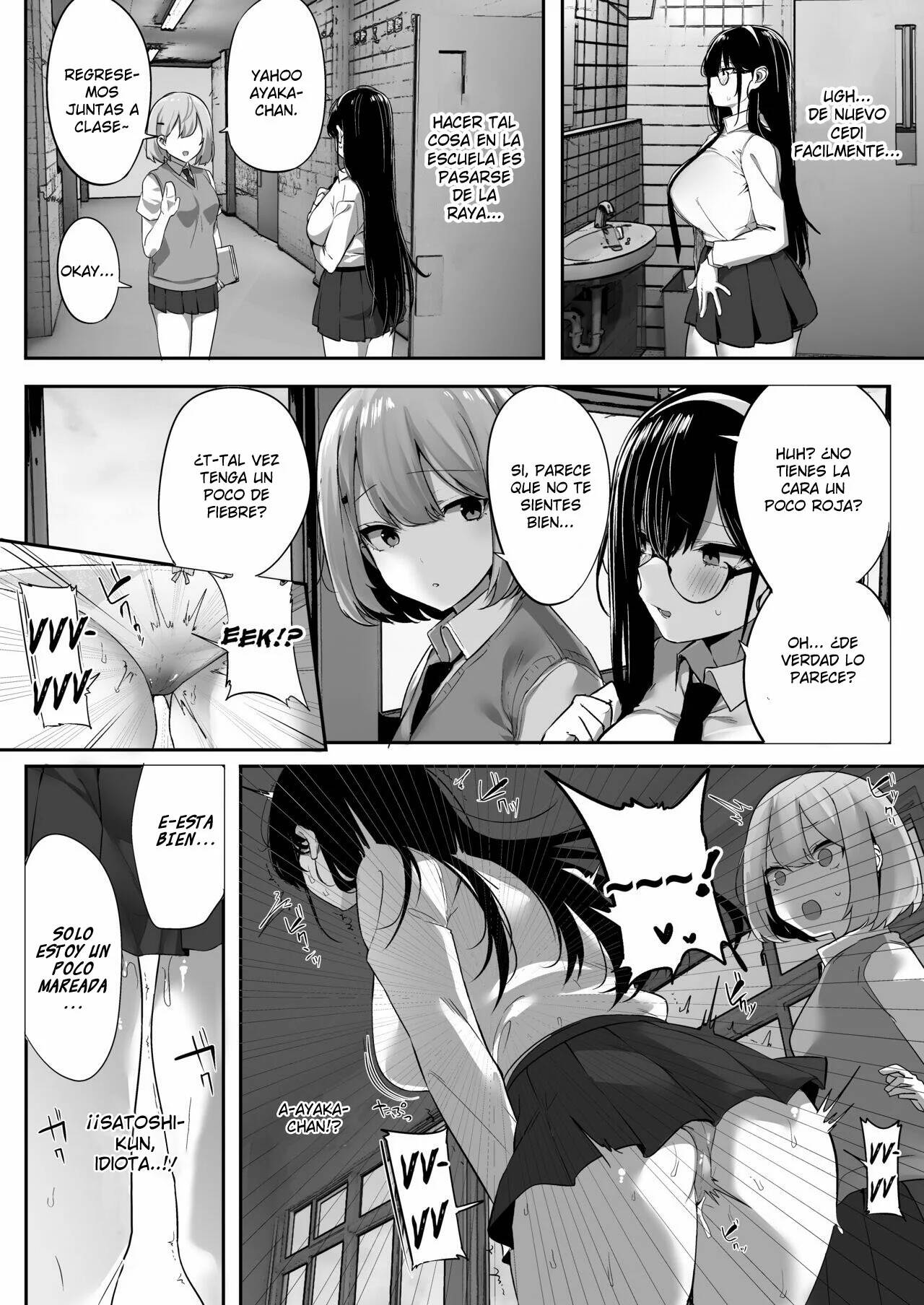 [Ofuton de Suyaa (Mitsudoue)] Kiyowa na Kanojo wa Nagasare Netorare [Spanish] imagen número 5