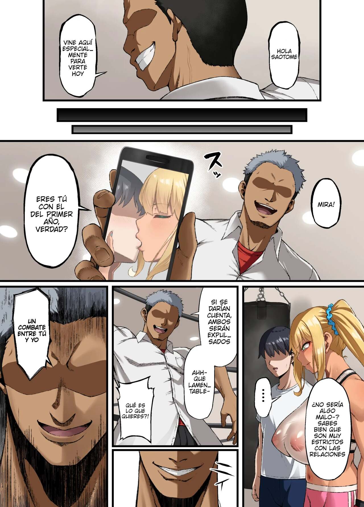 [Small Marron (Asakura Kukuri)] Haiboku. ～Boku no Aya-nee ga Ochiru made～[Spanish] [P7Neko] numero di immagine  4