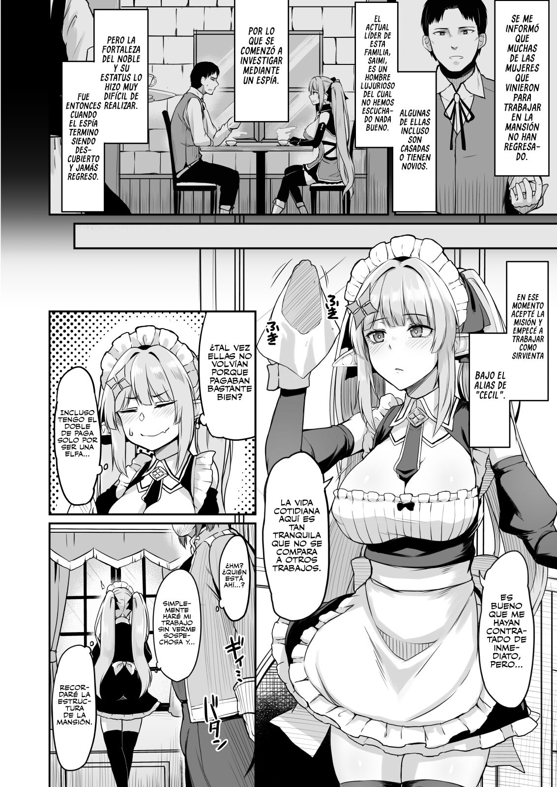 [ZIGZAG (Hirno)] ELFIN QUEST #Maid Saimin Ryoujoku Hen [Spanish] [NekoCreme] [Digital] image number 3