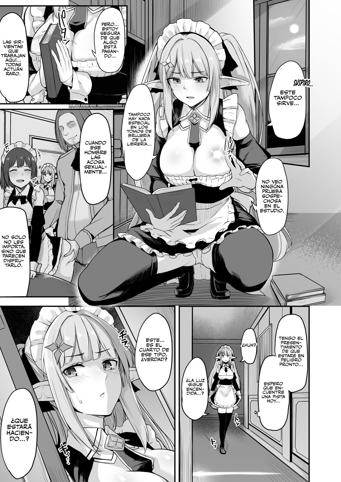 [ZIGZAG (Hirno)] ELFIN QUEST #Maid Saimin Ryoujoku Hen [Spanish] [NekoCreme] [Digital] image number 6