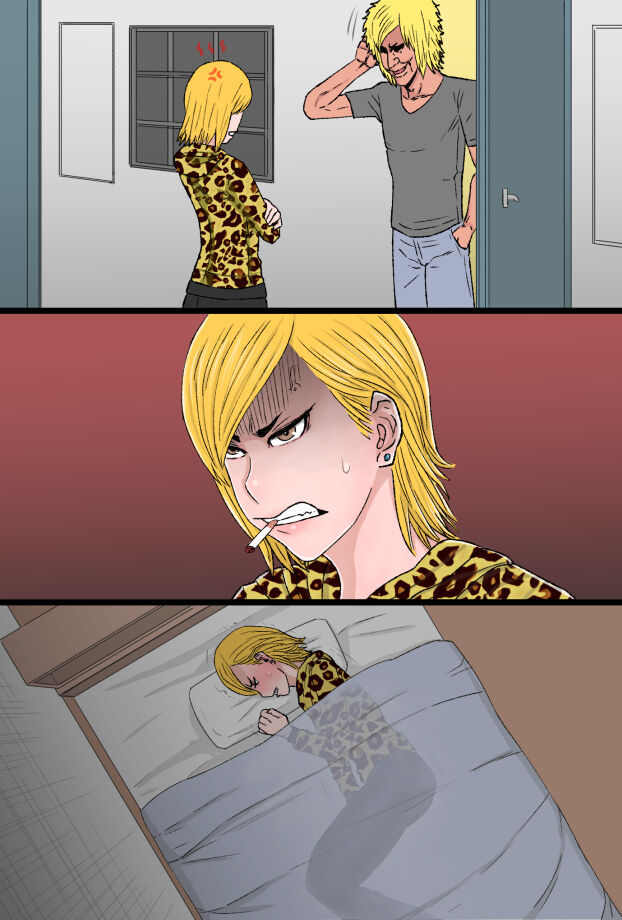 [金珠狼] 超おっかないウチのヤンキー母ちゃんがチャラ男のズル剥けチ○ポに完全敗北した話 画像番号 46