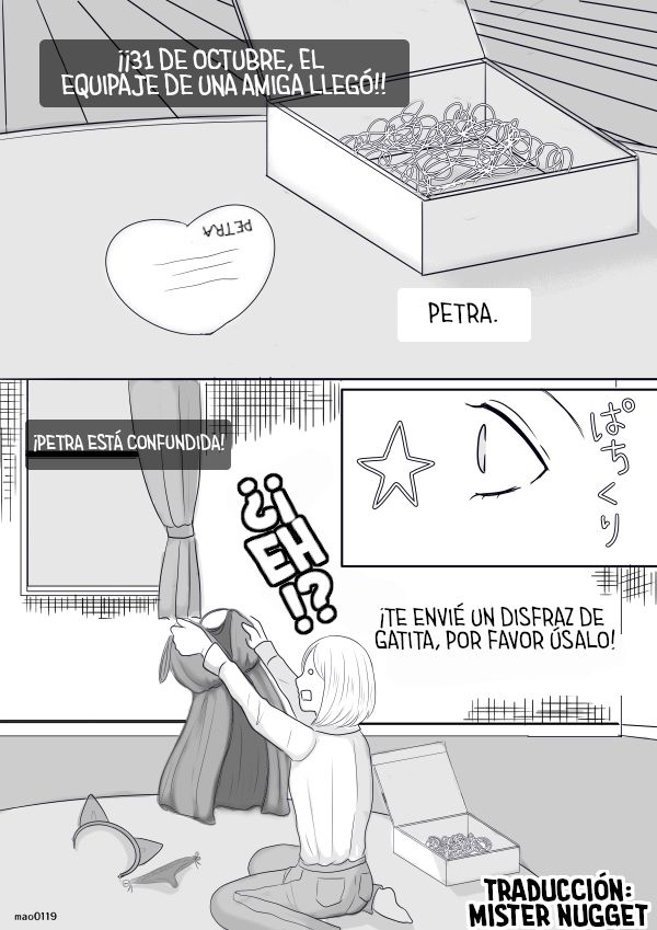 [(mao)] Rivetra Doujinshi  ♡Happy Halloween♡ (Shingeki no Kyojin) [Spanish] [Mr. Nugget] image number 2