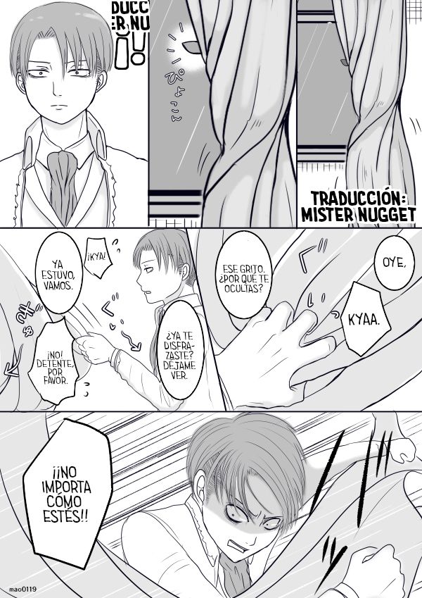 [(mao)] Rivetra Doujinshi  ♡Happy Halloween♡ (Shingeki no Kyojin) [Spanish] [Mr. Nugget] image number 5