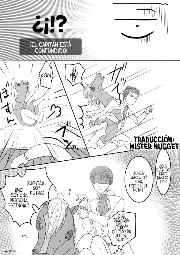 [(mao)] Rivetra Doujinshi  ♡Happy Halloween♡ (Shingeki no Kyojin) [Spanish] [Mr. Nugget] image number 8