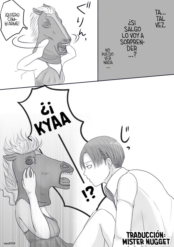 [(mao)] Rivetra Doujinshi  ♡Happy Halloween♡ (Shingeki no Kyojin) [Spanish] [Mr. Nugget] image number 10
