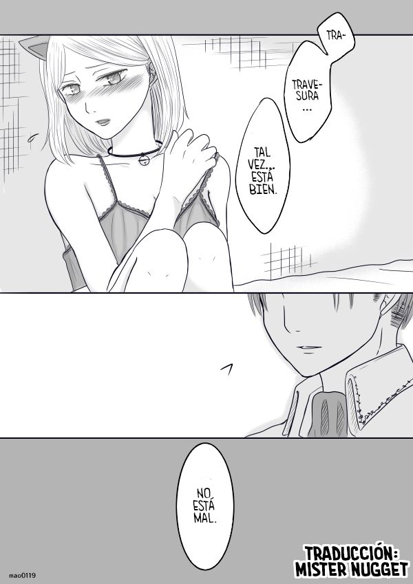 [(mao)] Rivetra Doujinshi  ♡Happy Halloween♡ (Shingeki no Kyojin) [Spanish] [Mr. Nugget] image number 17