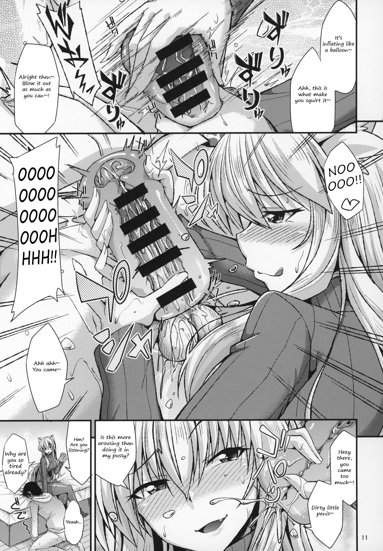 (C97) [ENNUI (Nokoppa)] Nekomimi Onee-san to Onaho de Nyan Nyan | The cat-eared Onee-san and the Onahole [English] image number 12