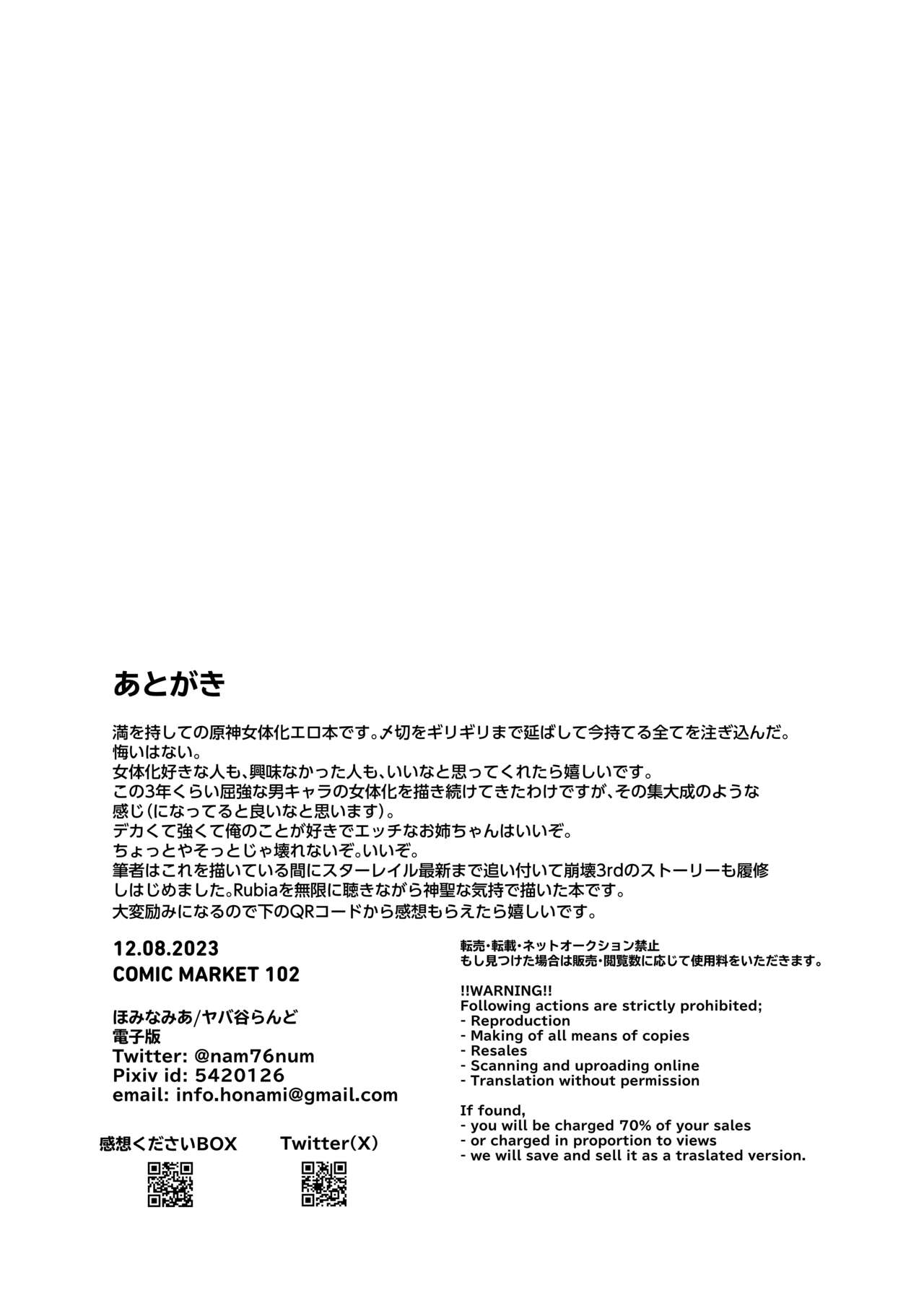 [Yabatani Land (Homina Mia)] Toshiue Bakunyuu Cool Shokikan to Seikyouiku Sex suru Hon (Genshin Impact) [Chinese] [Digital] 图片编号 33