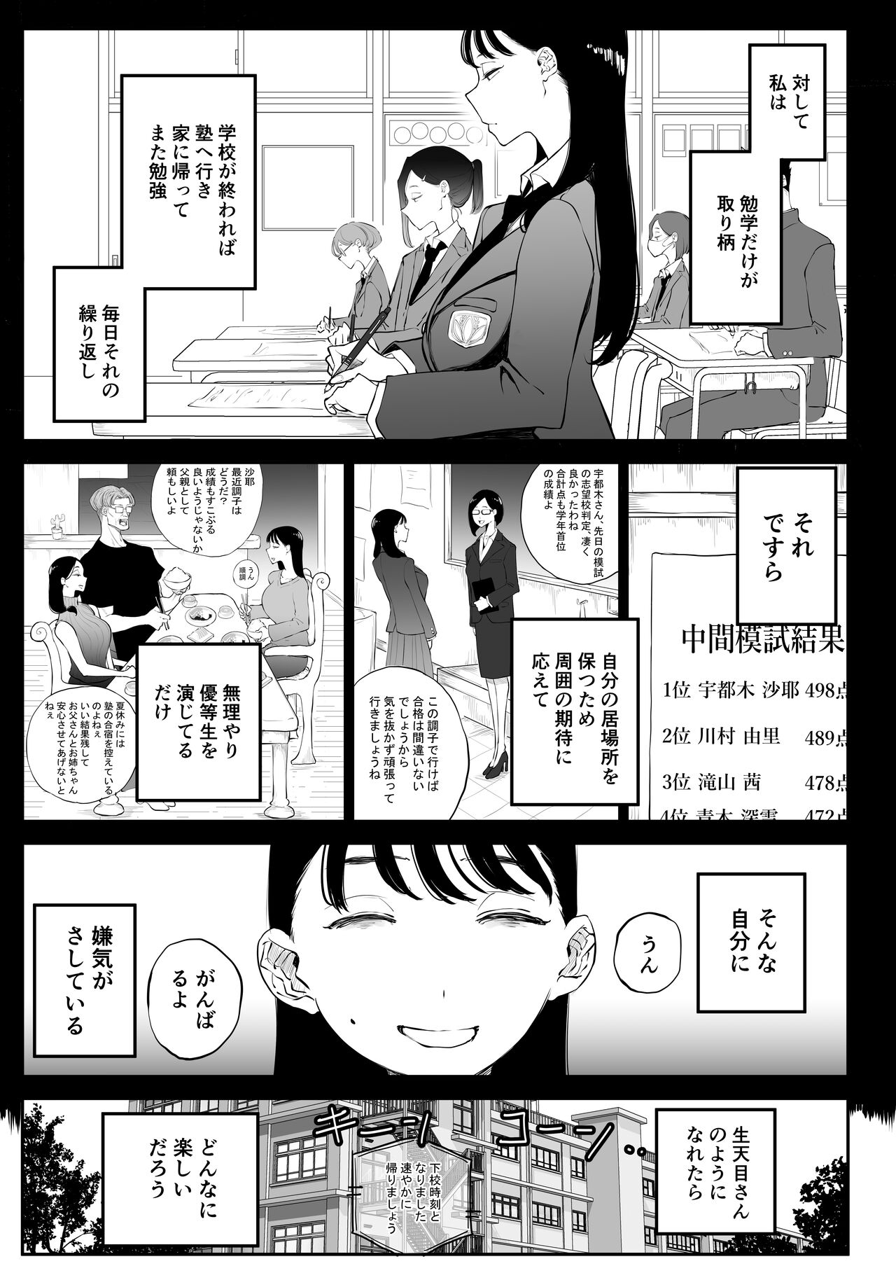 [Sky Dogma (Pandacorya)] Yokkyuu Fuman Majime Joshi ga Class no Yariman Gal to Dosukebe H Shichau Hanashi [Digital] 画像番号 8