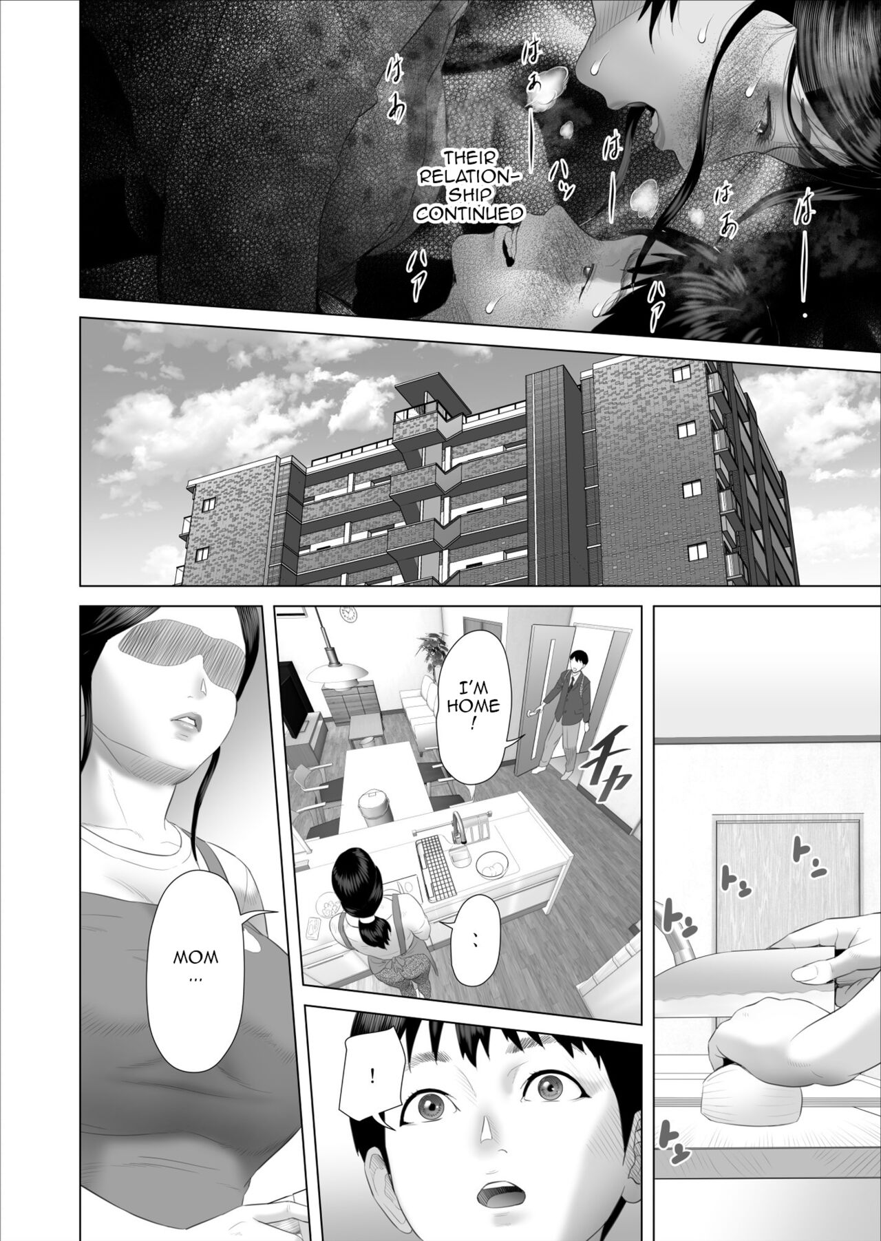 [Hyo-dou (Hyji)] Kinjo Yuuwaku Boku ga Okaa-san to Konna Koto ni Nacchau Hanashi 5 ~Oshioki hen~ | Neighborhood Seduction The Story About How I Came To Be Like This With My Mother 5 - Forgiveness Volume [English] [Amoskandy] 画像番号 12