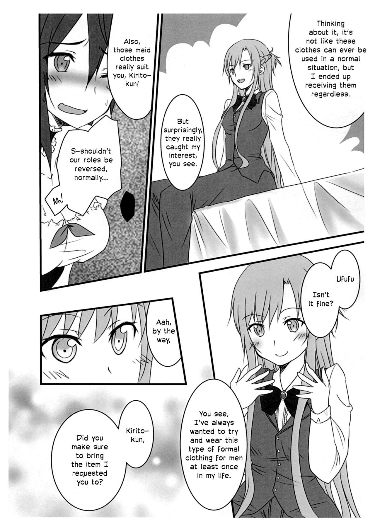 (C89) [AQUA SPACE (Asuka)] Let's play with Kiriko-chan! Maid version! | Kiriko-chan to Asobou! ~Maid-hen~ (Sword Art Online) [English] [EHCOVE] numero di immagine  5