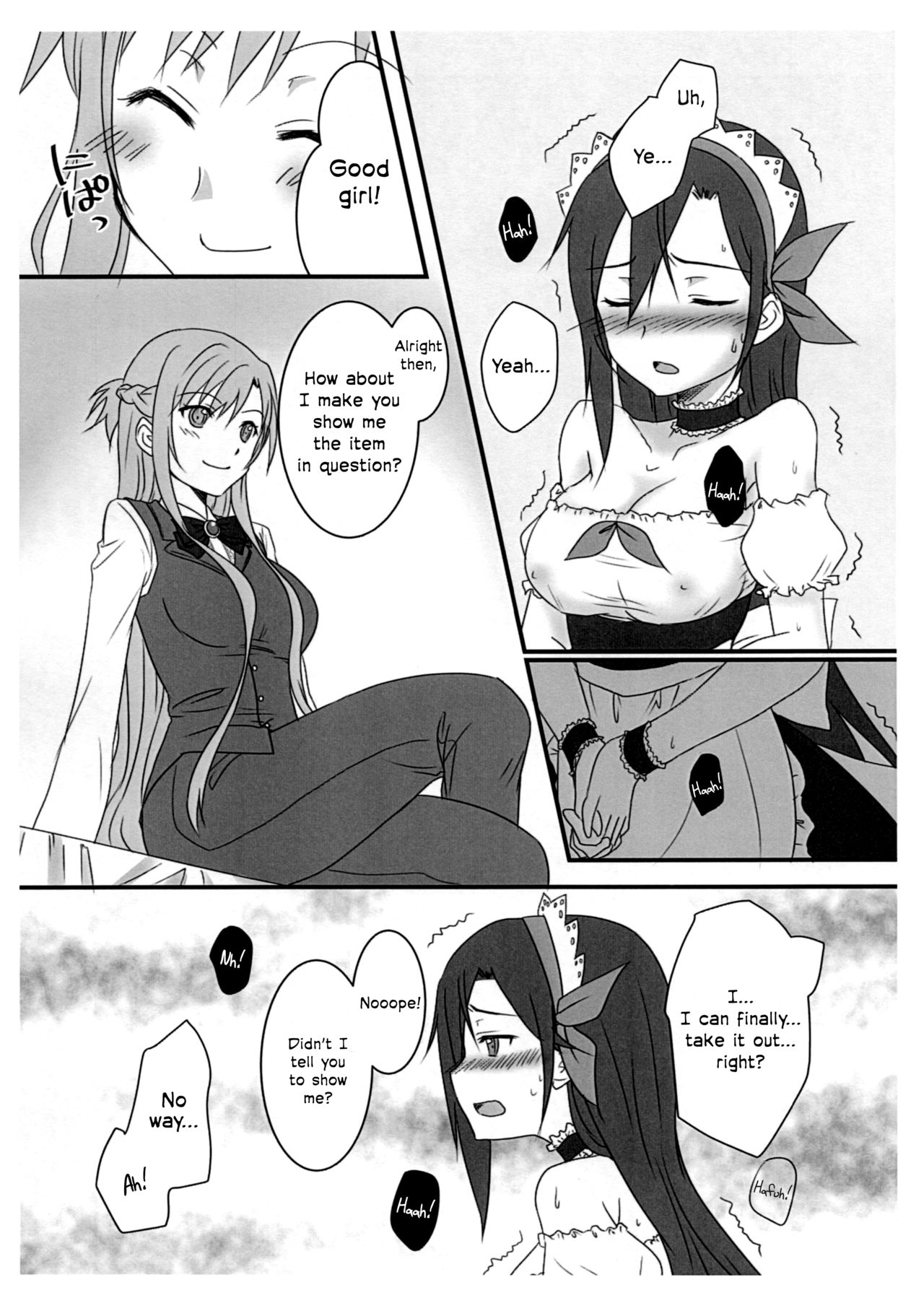 (C89) [AQUA SPACE (Asuka)] Let's play with Kiriko-chan! Maid version! | Kiriko-chan to Asobou! ~Maid-hen~ (Sword Art Online) [English] [EHCOVE] numero di immagine  6