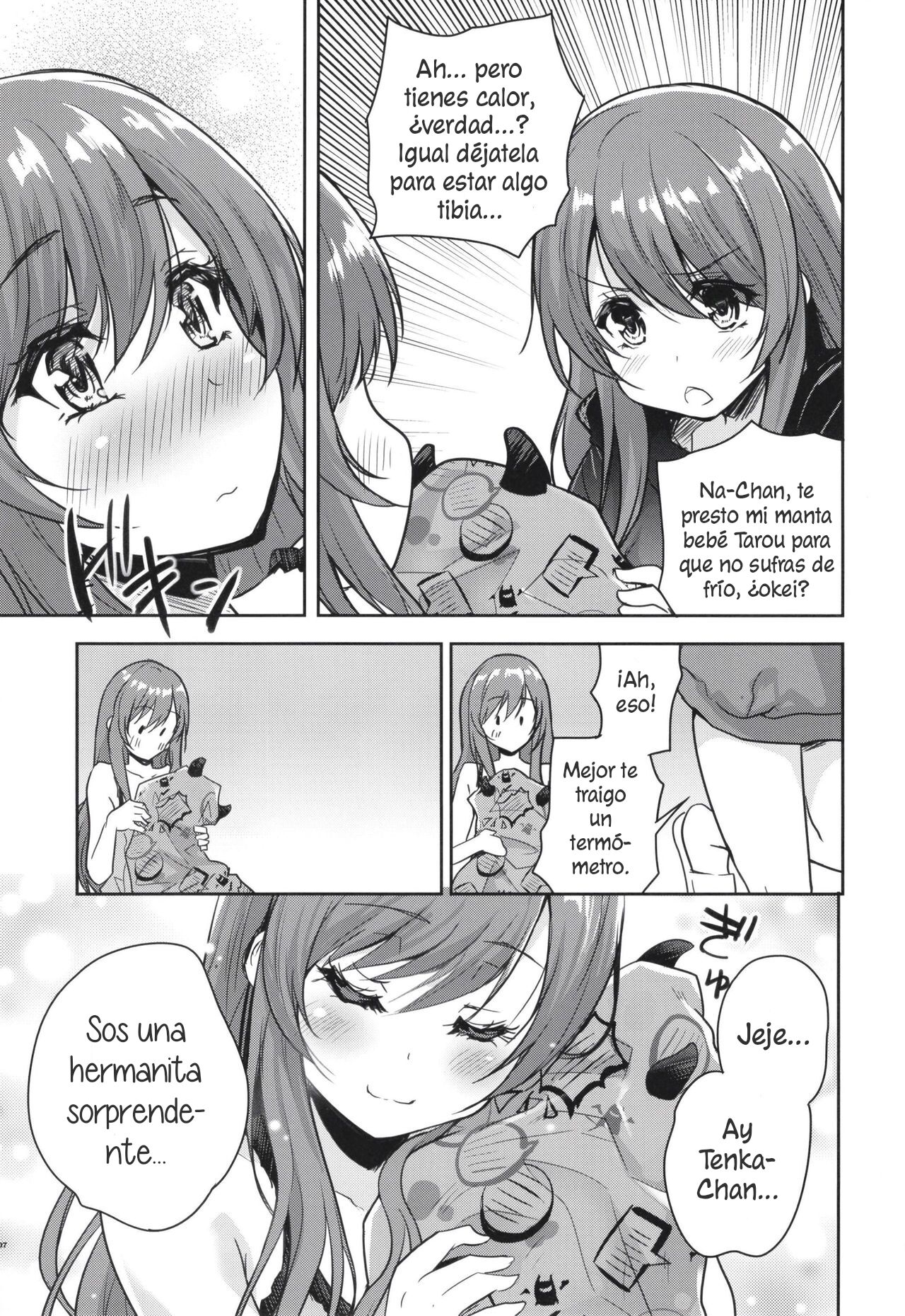 [Ngmyu (Tohgarashi Hideyu)] Na-Chan o Netsu de Acchicchi. Tenka Ugokimasu. (THE iDOLM@STER Shiny Colors) [Spanish] [Nekomi Fansub] [Digital] изображение № 6