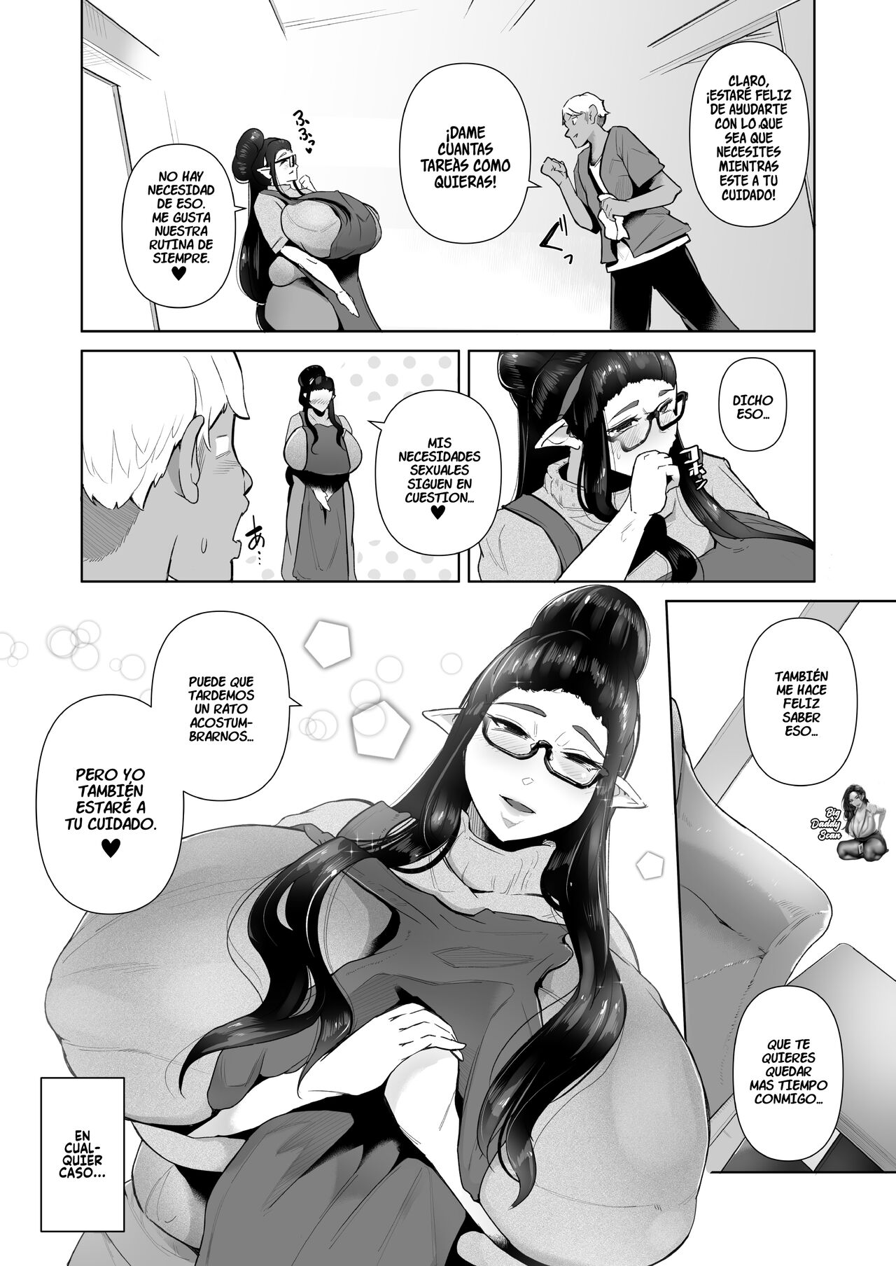 [Miyashiro Yousuke] La Caliente Y Pervertida Promesa Que Le Hice A Mi Gordita Y Pechugona Tía Elfa [Spanish] numero di immagine  13