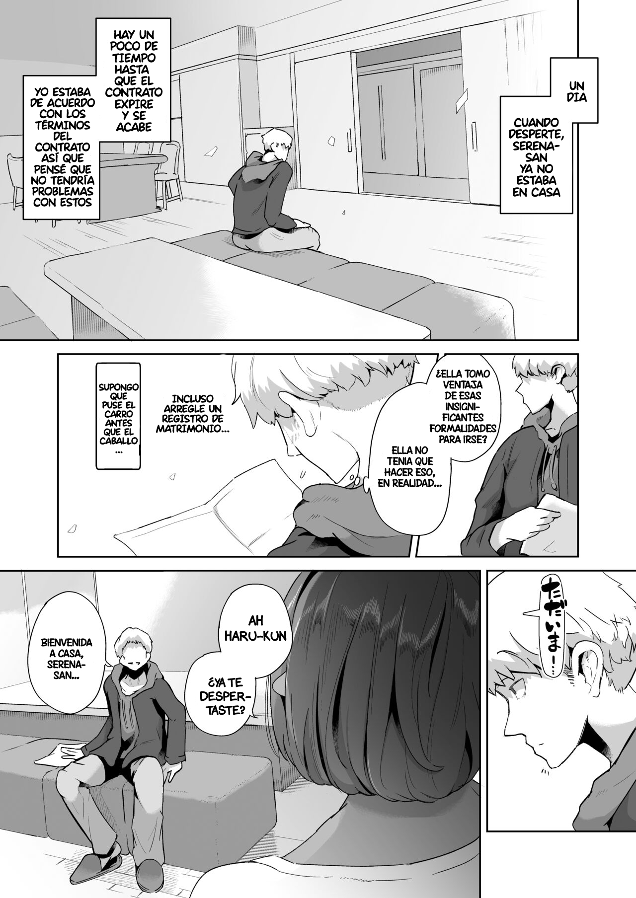 [Noumusai (Miyashiro Yousuke)] Mucchiri Dekachichi Dark Elf no Oba-san to Icha Love Fudeoroshi Seikatsu - Lovey-dovey Devirginization Life with a Big Titty Middle Aged Dark Elf Woman [Spanish] numero di immagine  30