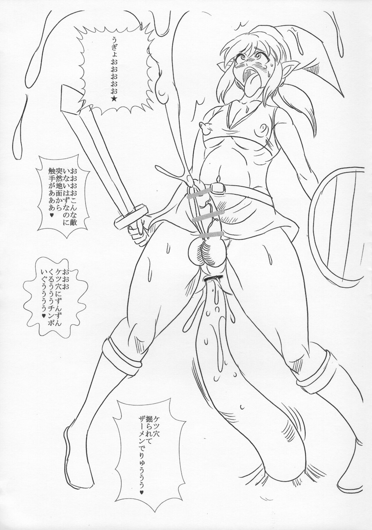 [NAMANECOTEI (chan shin han)] ハイラルの牝勇者 (The Legend Of Zelda) image number 15