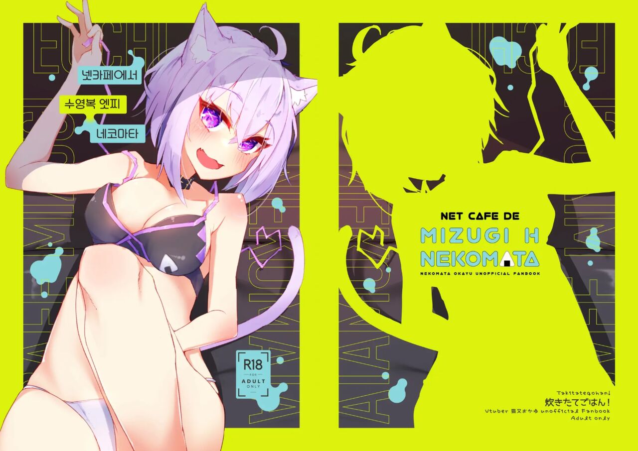 [Pannacotta (Takitate Gohan!)] Necafe de Mizugi Ecchi Nekomata | 넷카페에서 수영복 엣찌 네코마타 (Nekomata Okayu) [Korean] [Digital] numero di immagine  1
