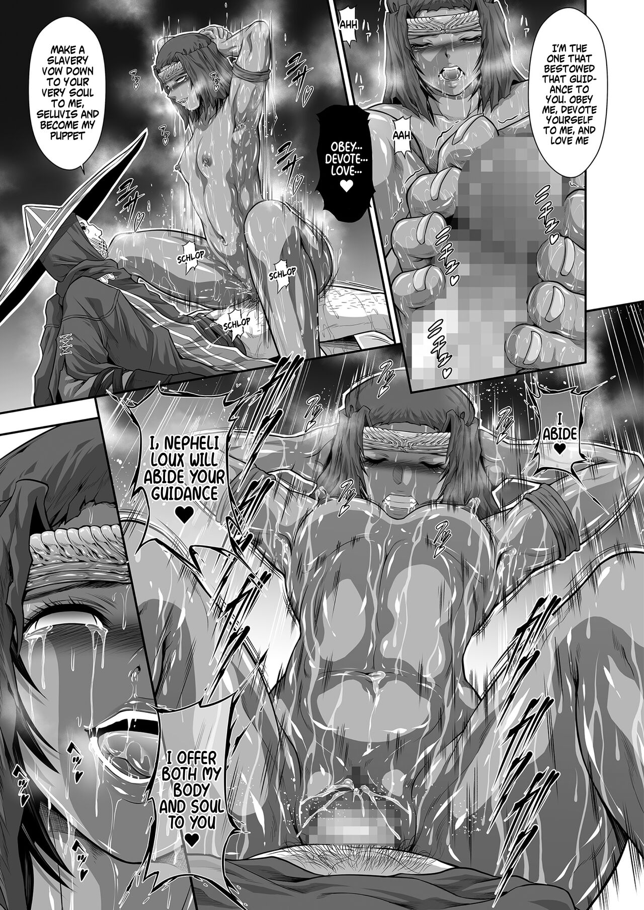 [Yokohama Junky (Makari Tohru)] Kugutsu ni Ochita Entaku no Onna Senshi | A Warrior of the Round Table Reduced To a Mere Puppet (Elden Ring) [English] {Doujins.com} [Digital] image number 23